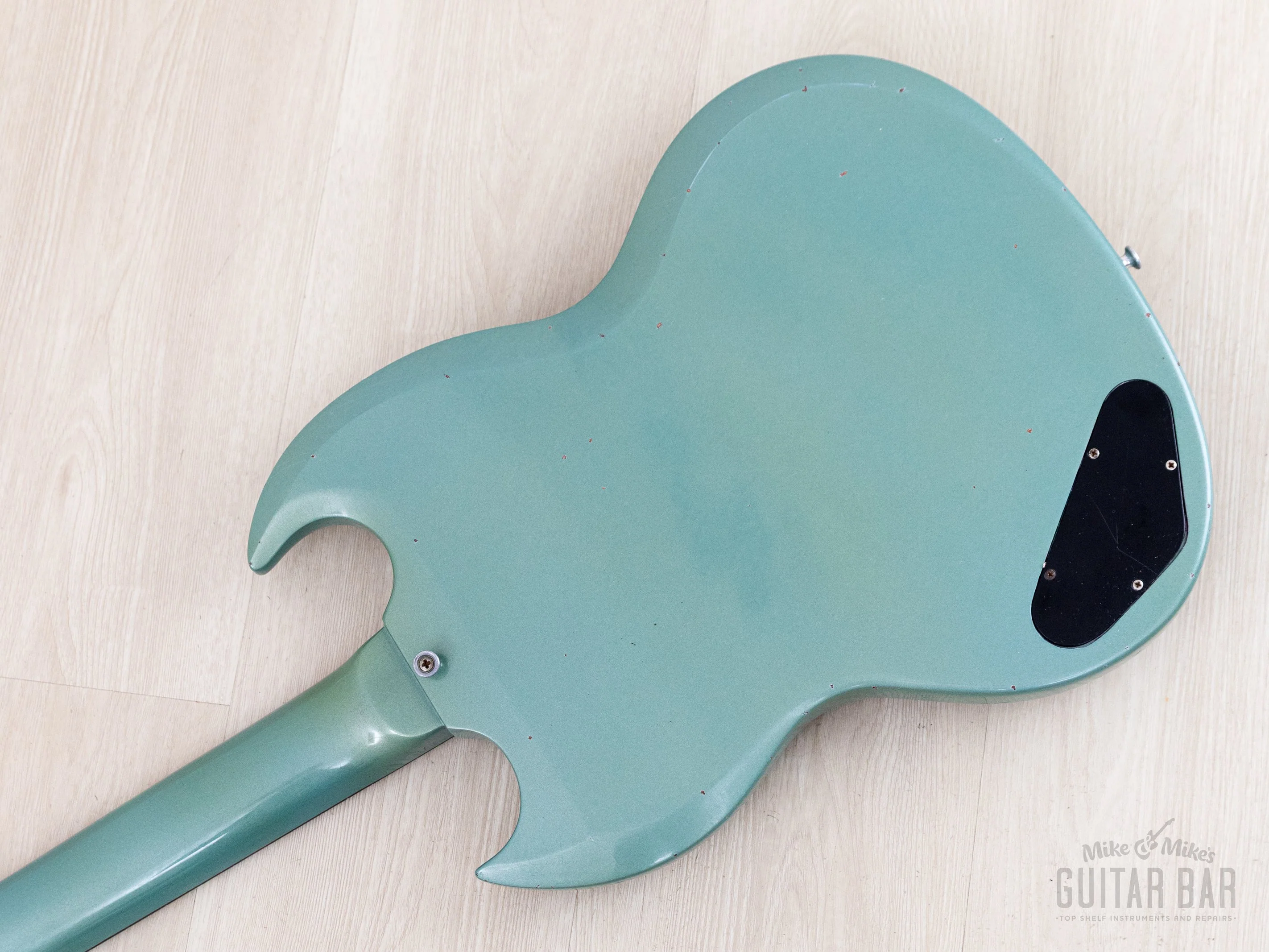 1963 Gibson Les Paul SG Junior Vintage Guitar Pelham Blue w/ Case - Image 14