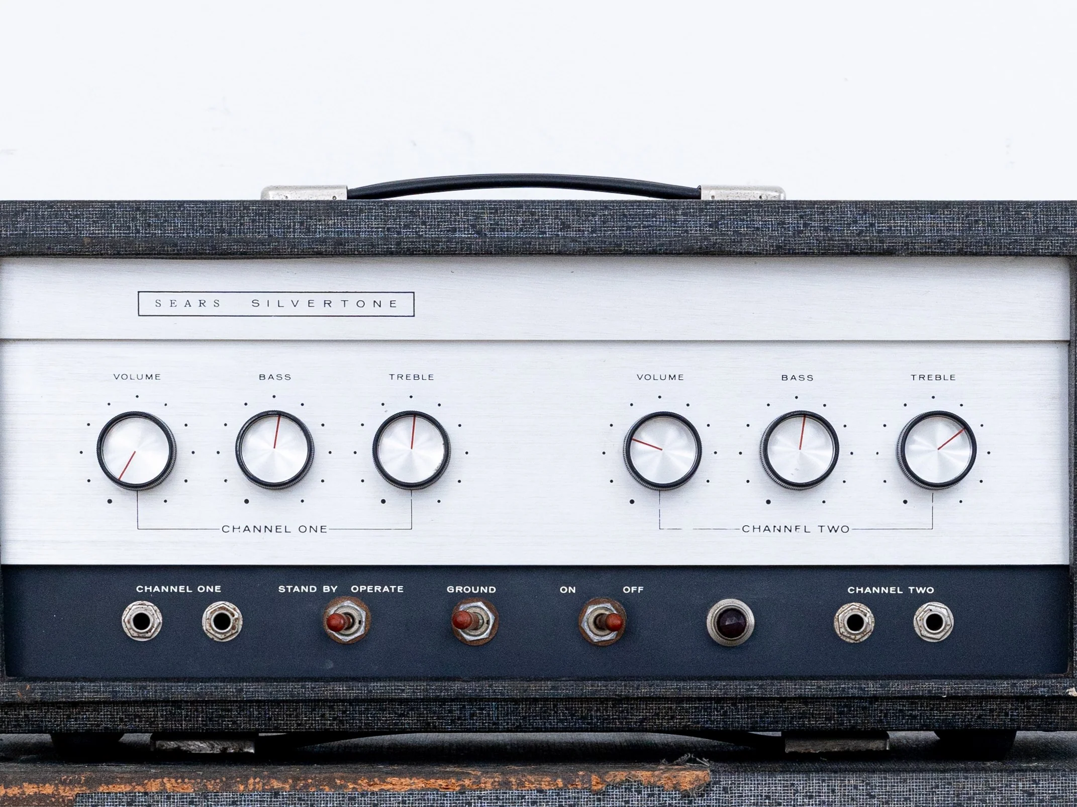 1963 Silvertone 1483 Vintage Tube Amp 1x15 Jensen, USA Danelectro-Made - Image 3