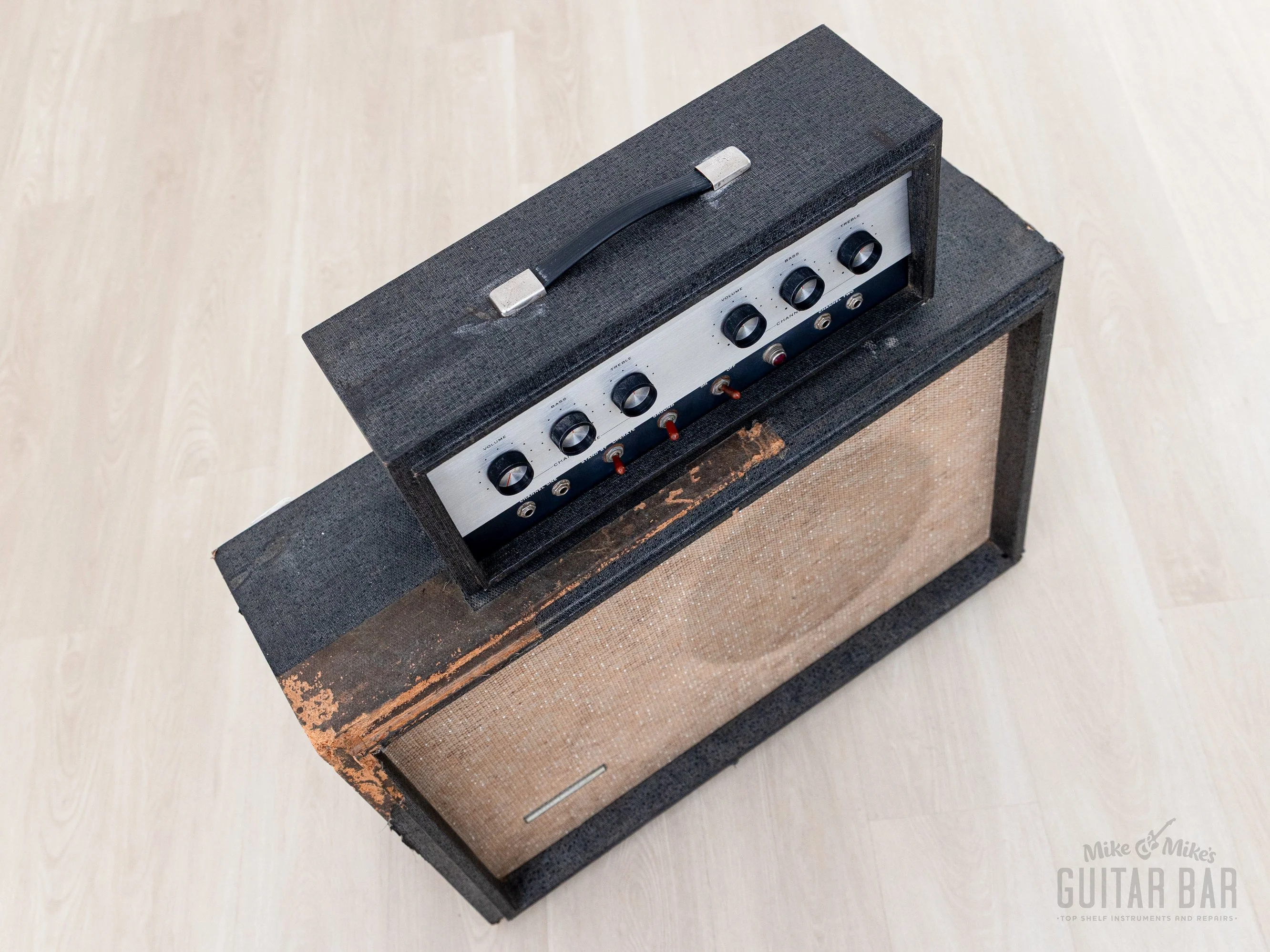 1963 Silvertone 1483 Vintage Tube Amp 1x15 Jensen, USA Danelectro-Made - Image 4