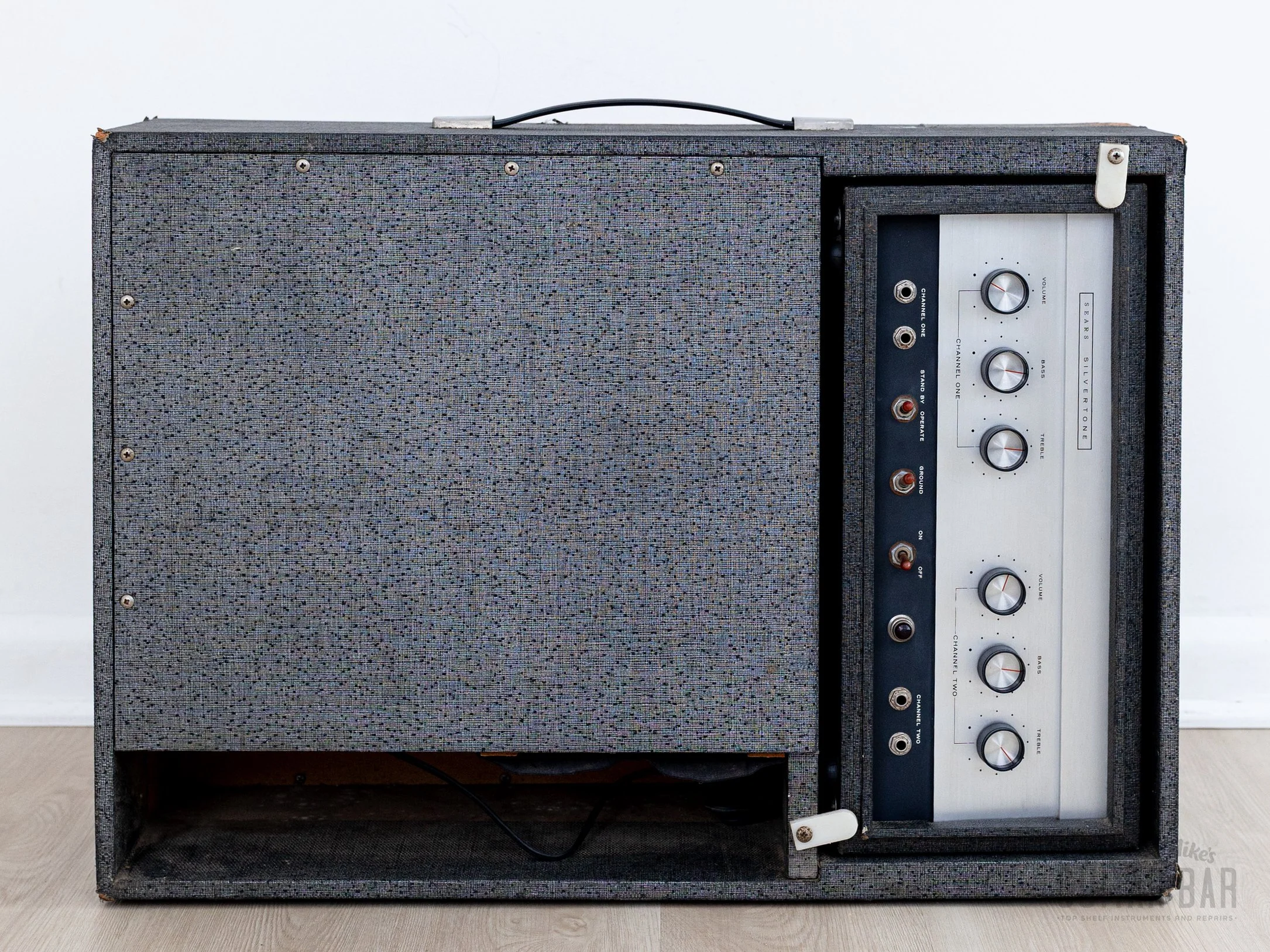 1963 Silvertone 1483 Vintage Tube Amp 1x15 Jensen, USA Danelectro-Made - Image 9