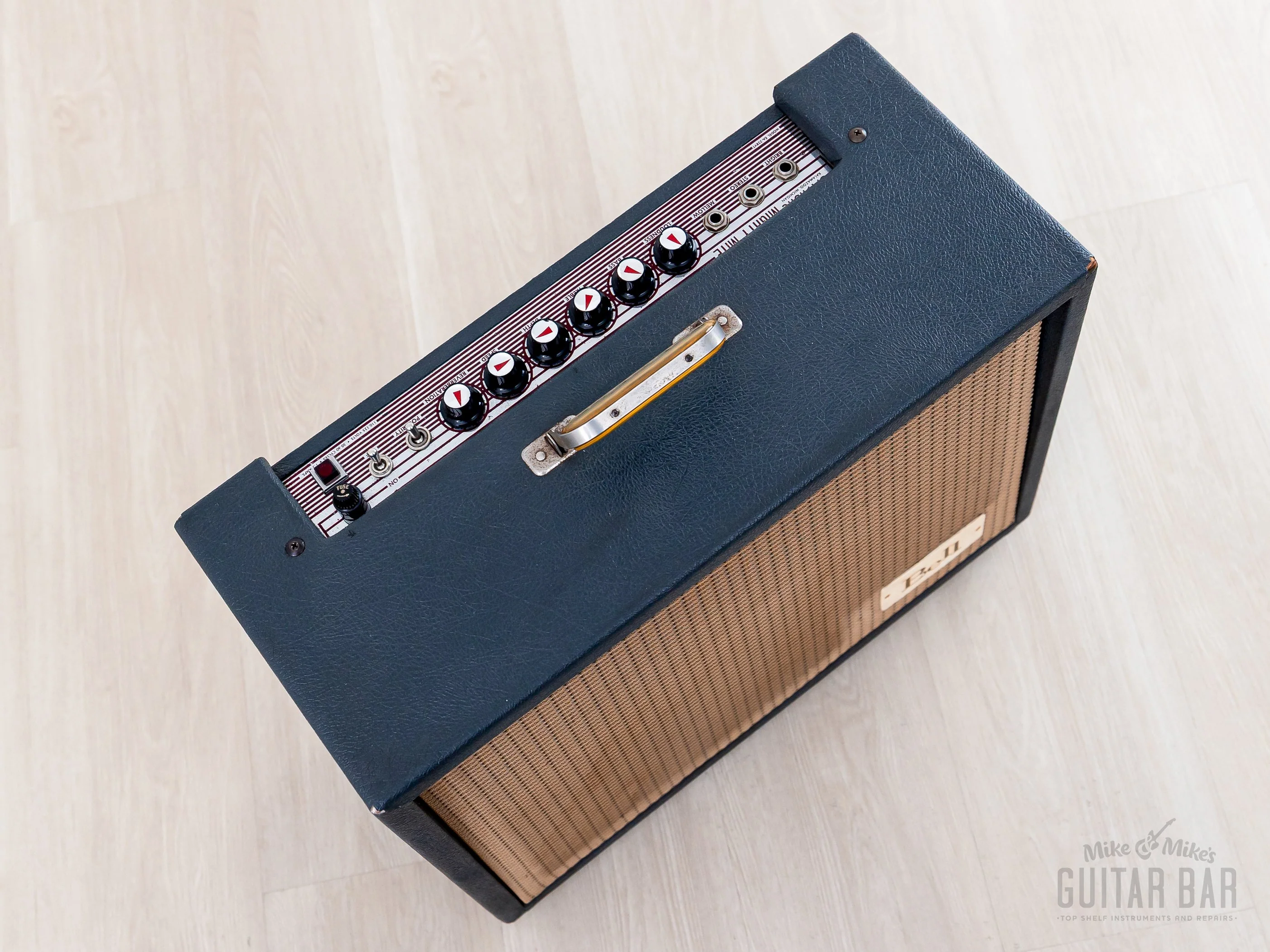 1964 Epiphone Mighty Mite EA-22RVT Bell-Branded & Gibson-Made Vintage 1x12 Tube Amp, Reverb & Trem - Image 3