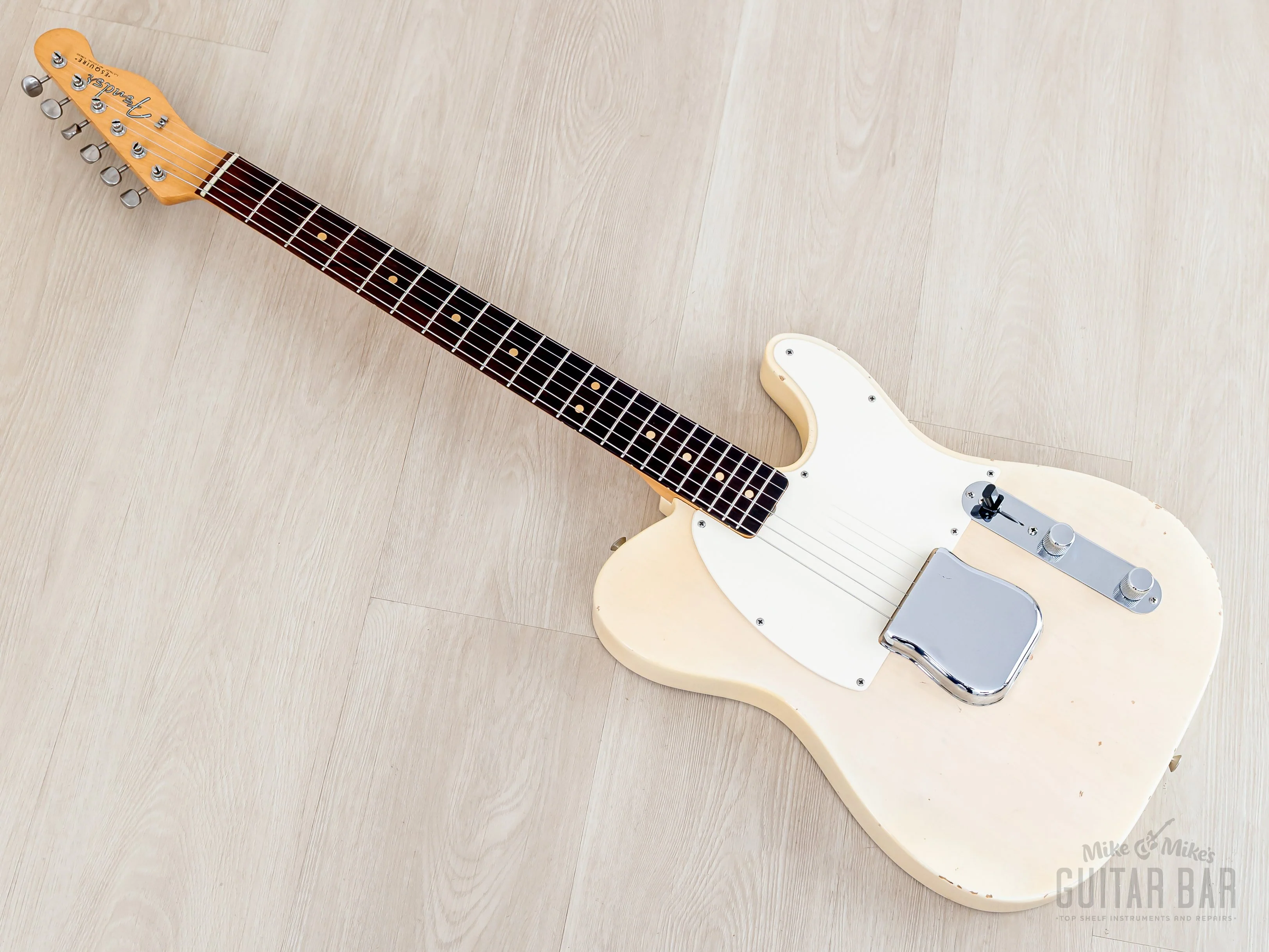 1964 Fender Esquire Pre-CBS One-Owner Vintage Guitar w/ Hangtag, Strap, Blonde Case - Image 11