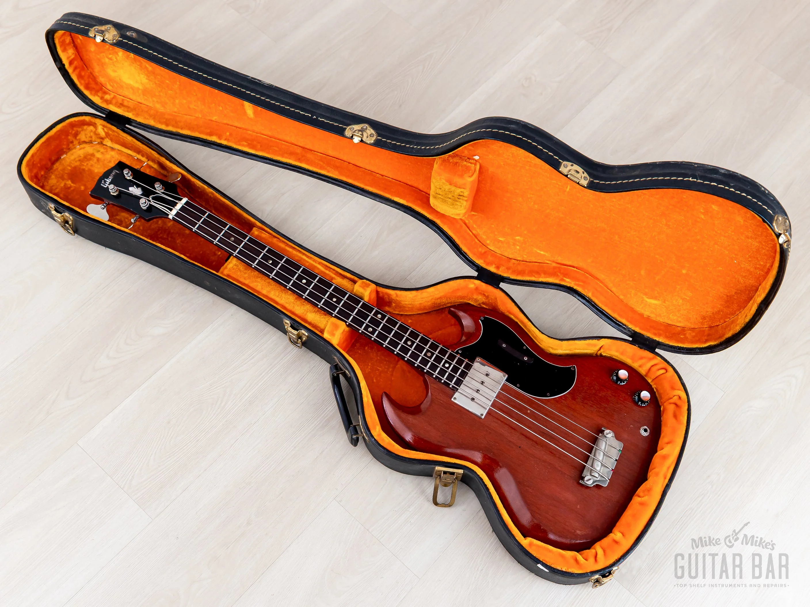 1964 Gibson EB-0 Vintage Short Scale Bass Cherry, 100% Original w/ Case - Image 17