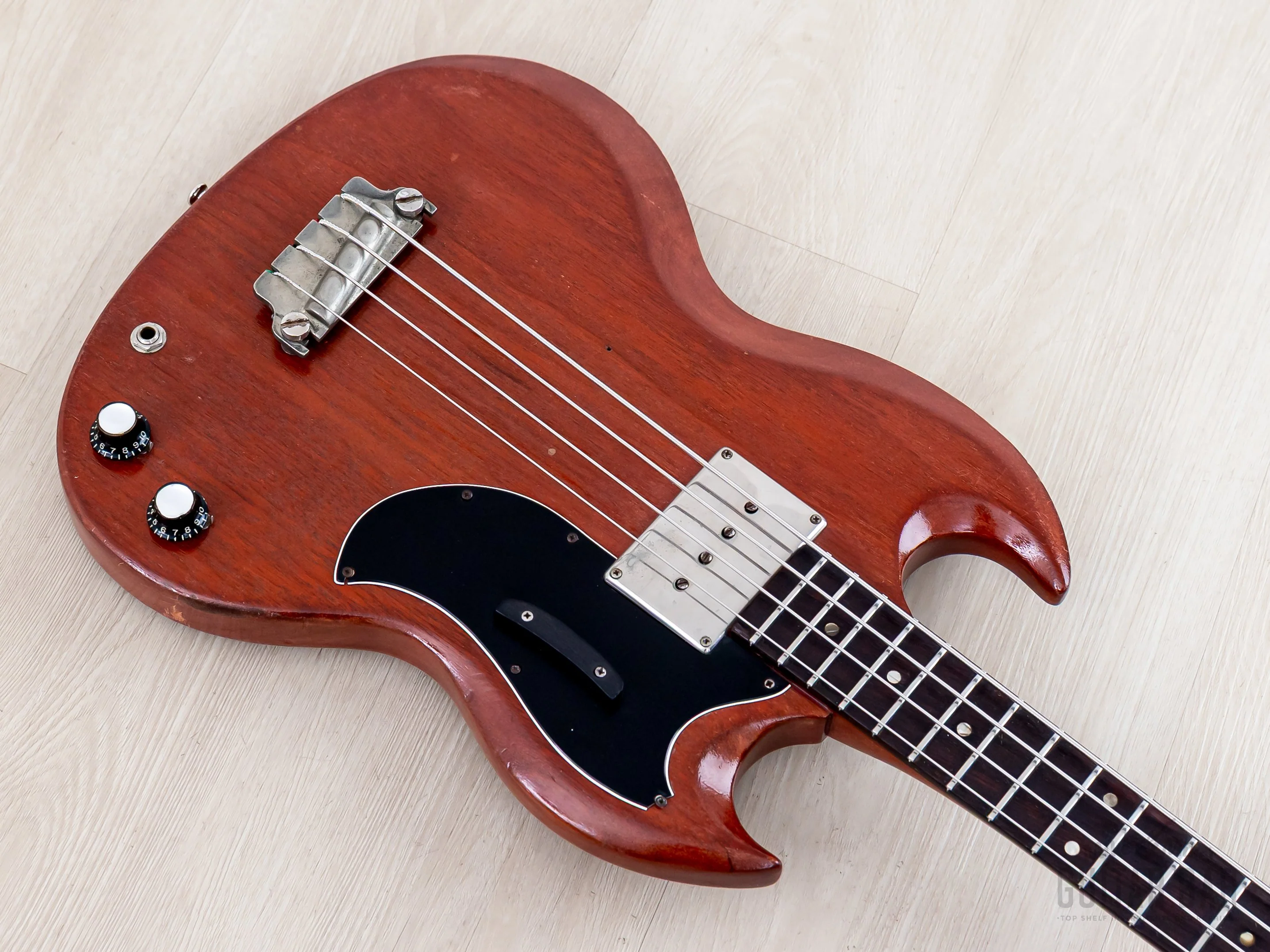 1964 Gibson EB-0 Vintage Short Scale Bass Cherry, 100% Original w/ Case - Image 8