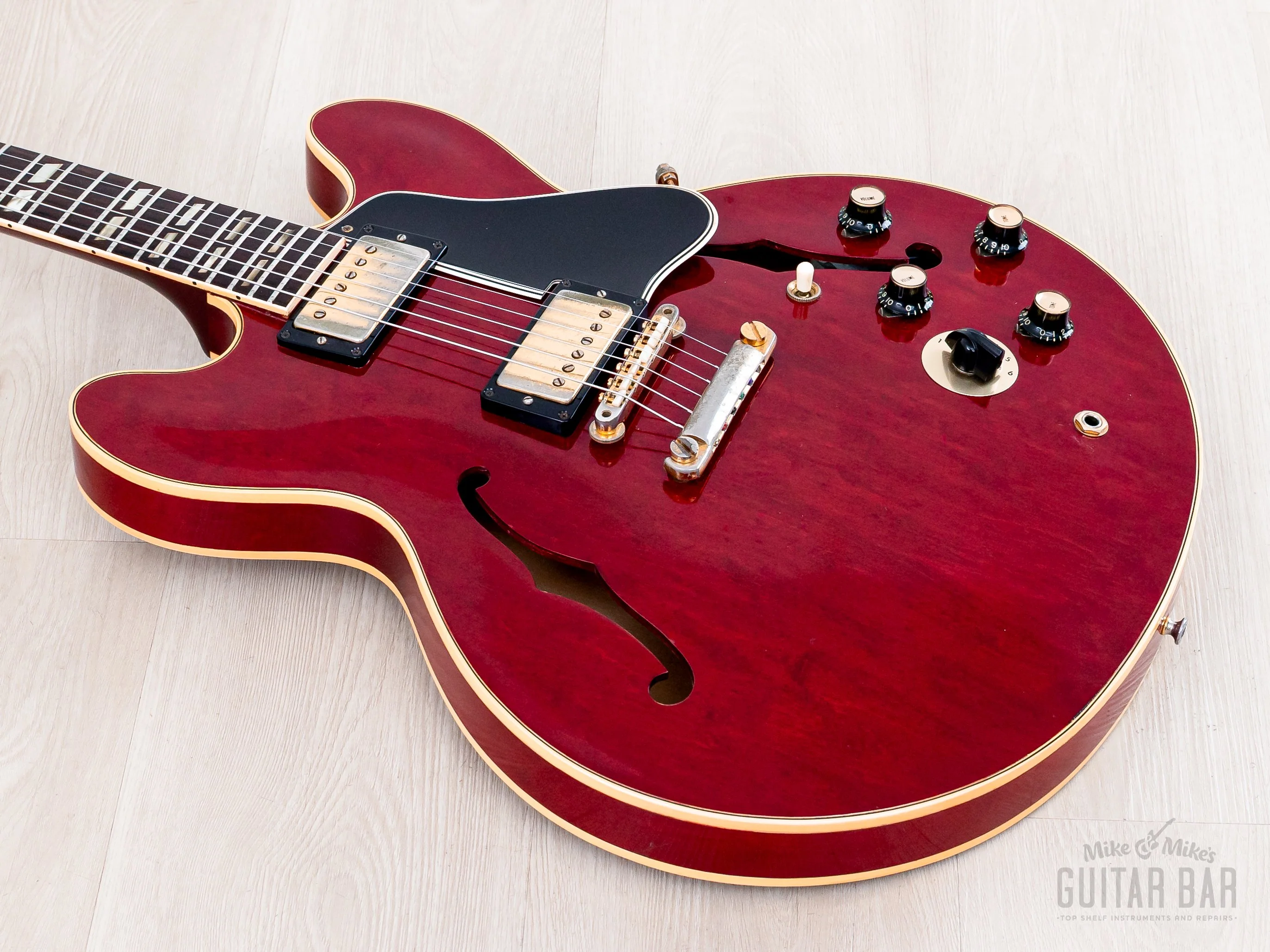 1964 Gibson ES-345 Vintage Semi-Hollow Guitar Cherry, Collector-Grade w/ Case - Image 10