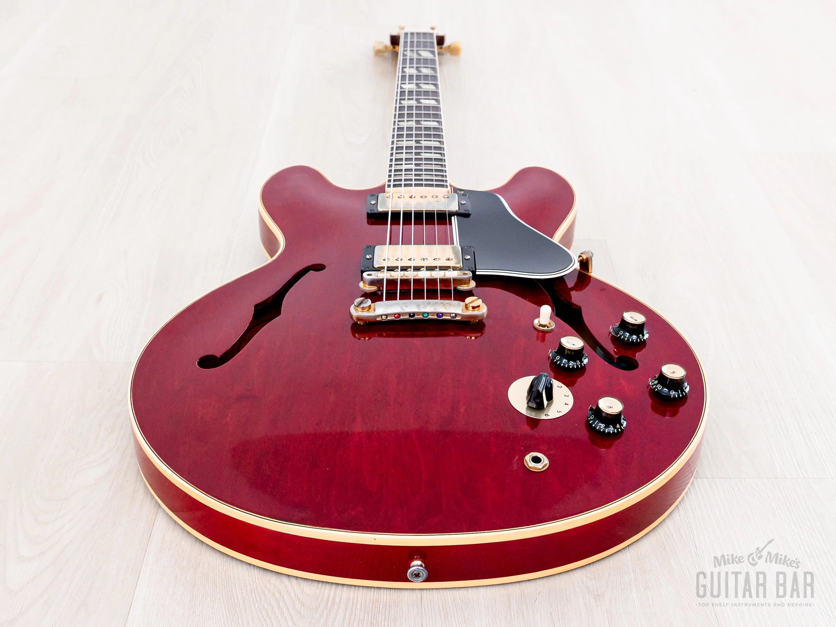 1964 Gibson ES-345 Vintage Semi-Hollow Guitar Cherry, Collector-Grade w/ Case - Image 11