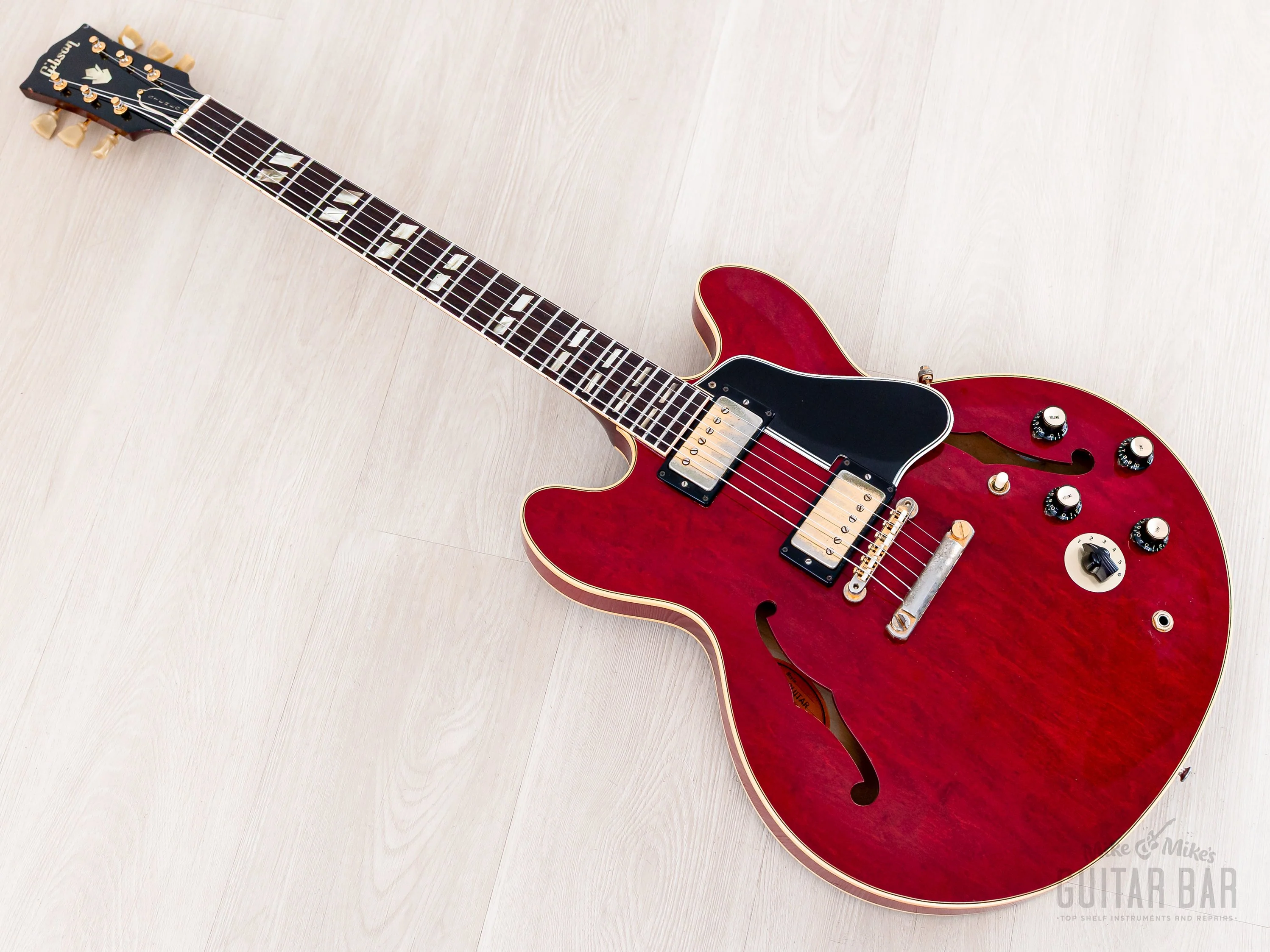 1964 Gibson ES-345 Vintage Semi-Hollow Guitar Cherry, Collector-Grade w/ Case - Image 12