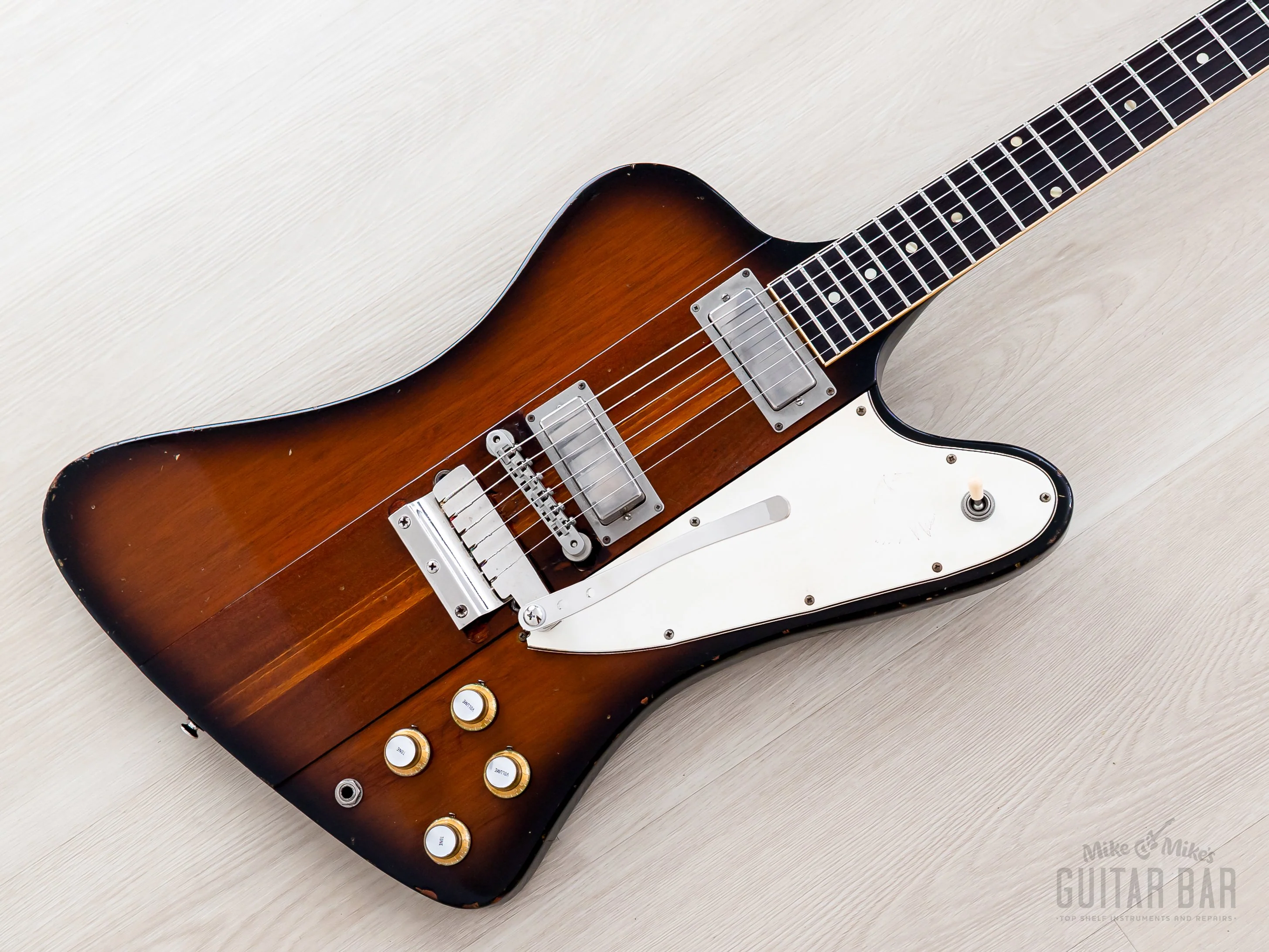 1964 Gibson Firebird III Vintage Neck Through Guitar Sunburst w/ Case