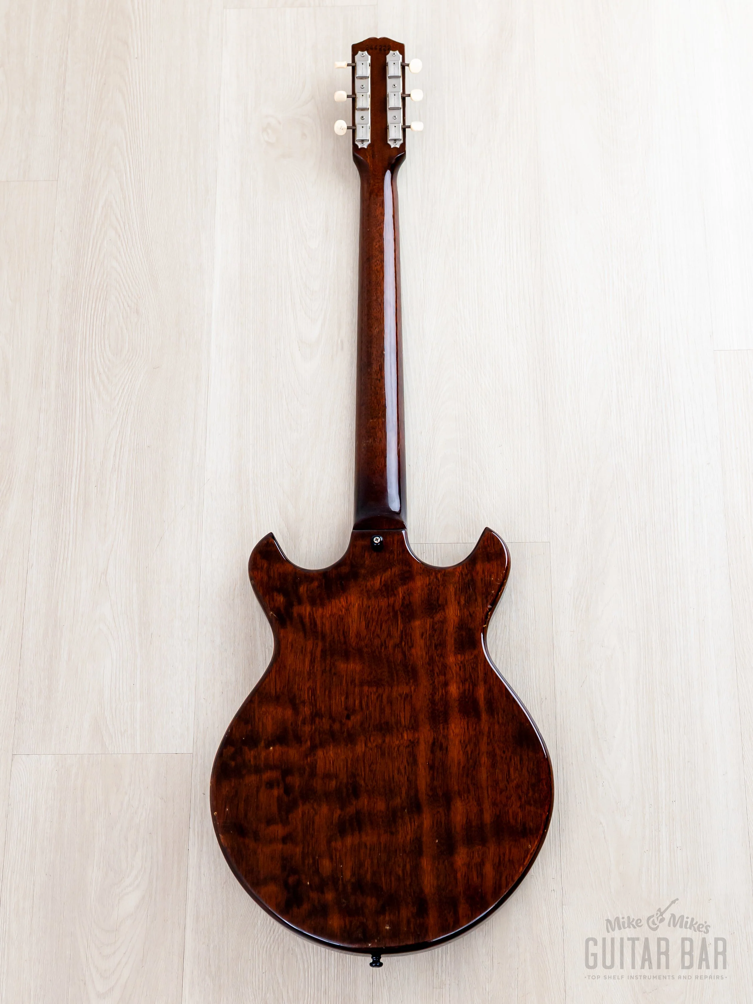 1964 Gibson Melody Maker Double Cut Vintage Guitar Sunburst, 100% Original w/ Case - Image 3