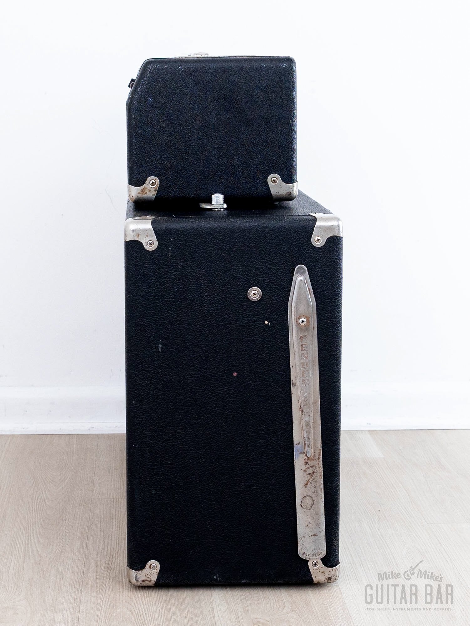 1965 Fender Bassman Black Panel AA165 Pre-CBS Vintage Tube Amp Head & 2x12 Cab w/ Oxford 12T6, FEIC - Image 6