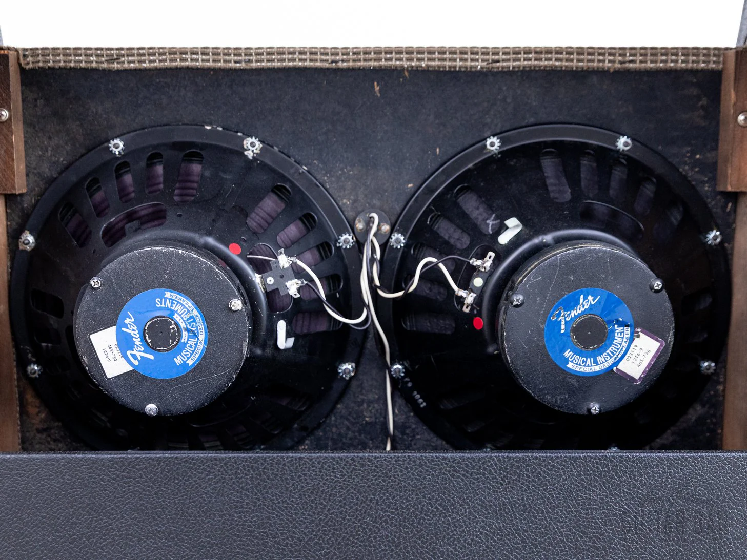 1965 Fender Twin Reverb Black Panel Vintage Tube Amp 2x12 w/ Oxford 12T6, Ftsw & Cover - Image 8