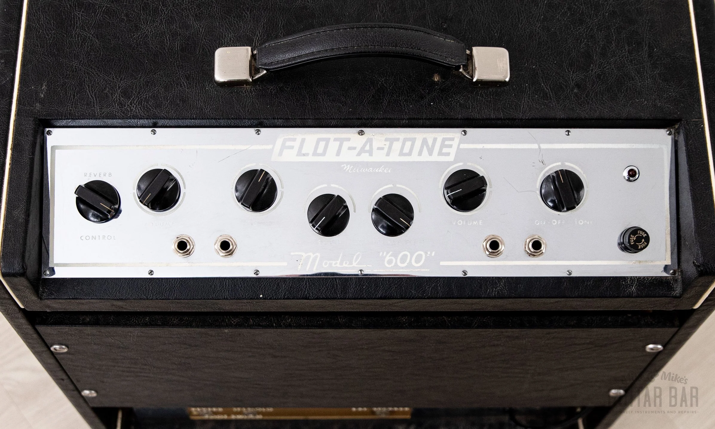 1965 Flot-A-Tone Model 600 Reverb 1x12 Vintage Tube Combo Amp w/ Jensen - Image 5