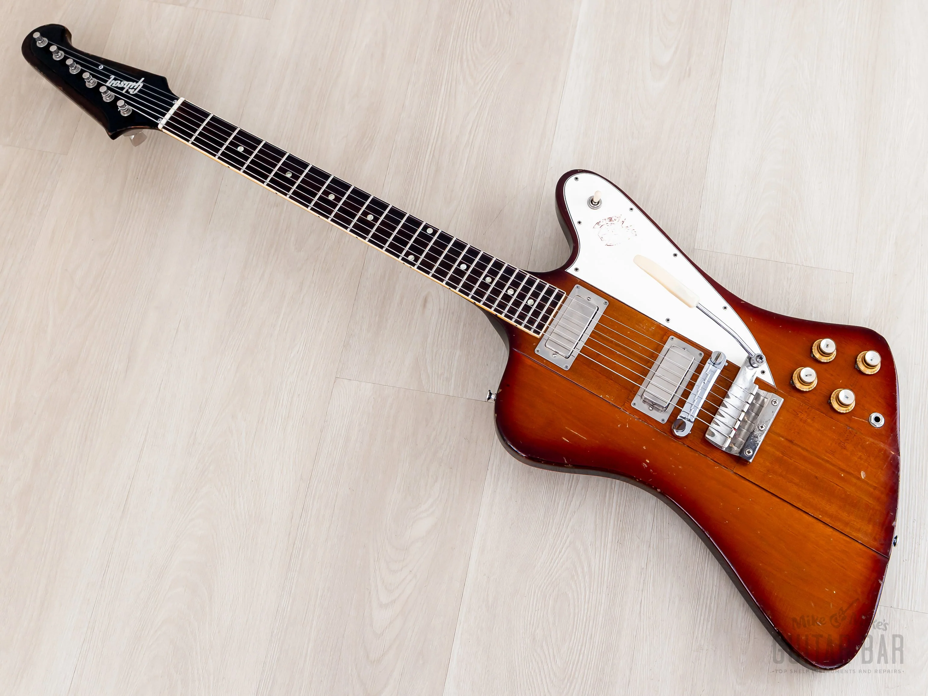 1965 Gibson Firebird III Reverse Body Vintage Guitar Sunburst w/ Case - Image 12