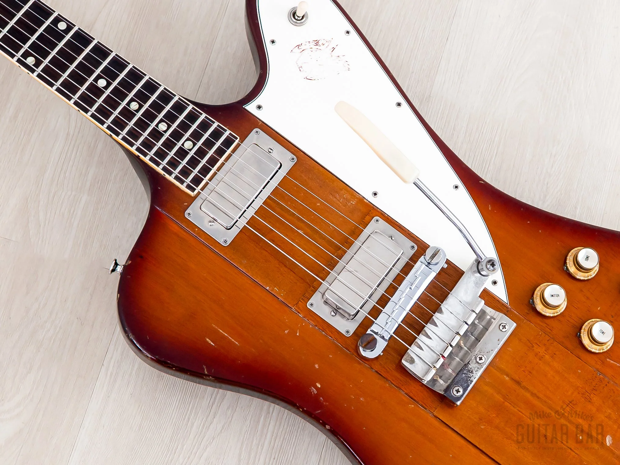 1965 Gibson Firebird III Reverse Body Vintage Guitar Sunburst w/ Case - Image 7