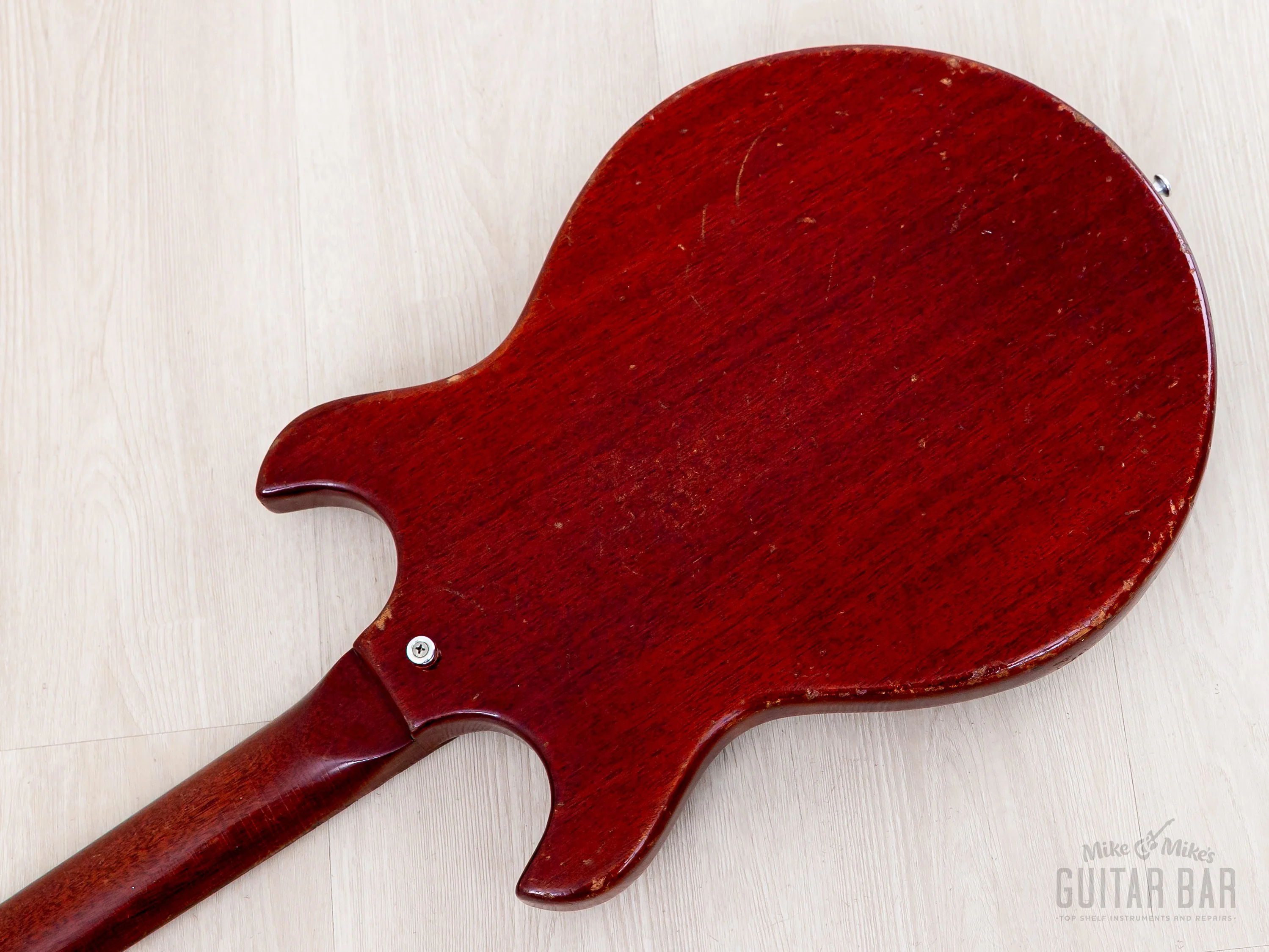 1965 Gibson Melody Maker D Double Cut Vintage Guitar Cherry w/ Case - Image 14