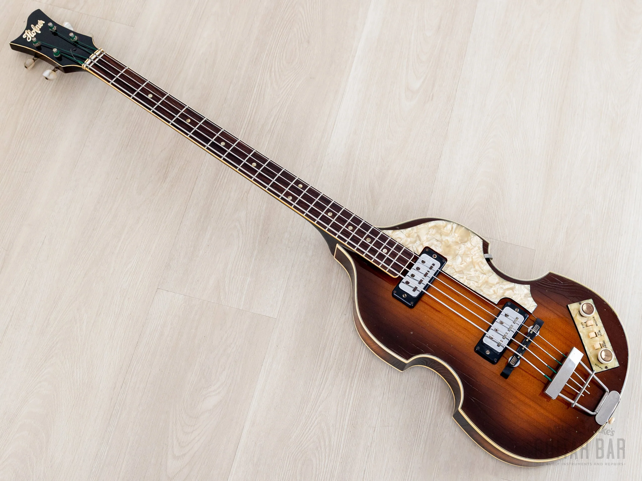 1965 Hofner 500/1 Violin Bass Vintage Beatle Bass w/ Staple Pickups & Case - Image 12