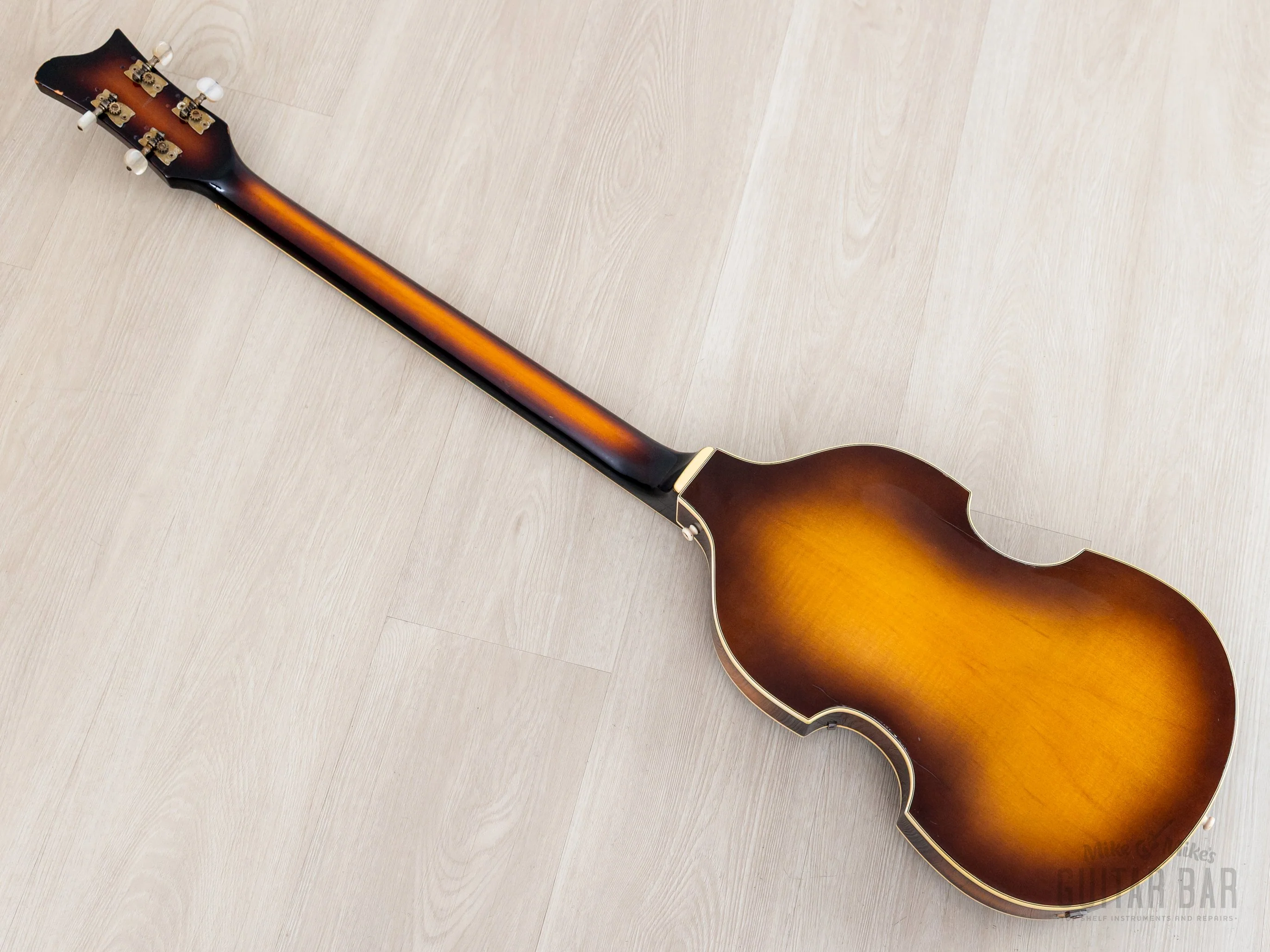 1965 Hofner 500/1 Violin Bass Vintage Beatle Bass w/ Staple Pickups & Case - Image 13