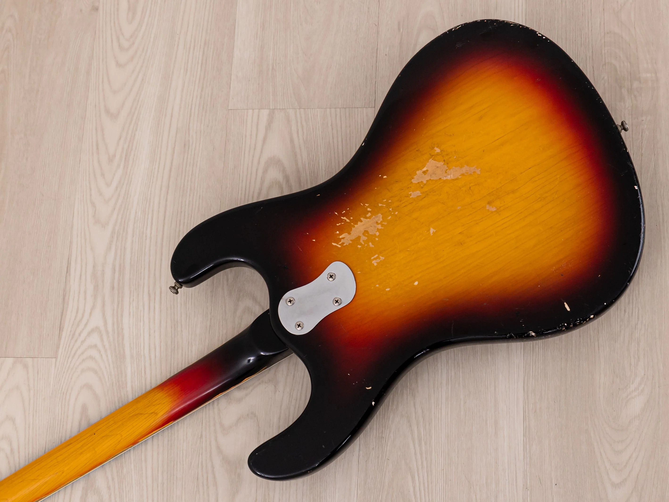 1965 Mosrite Ventures Model Vintage Short Scale Bass Sunburst - Image 17