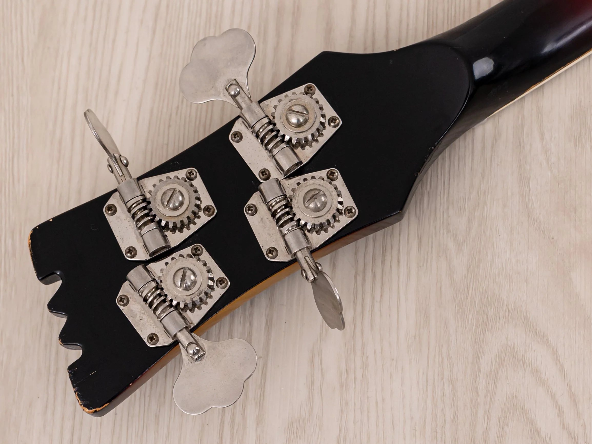 1965 Mosrite Ventures Model Vintage Short Scale Bass Sunburst - Image 5