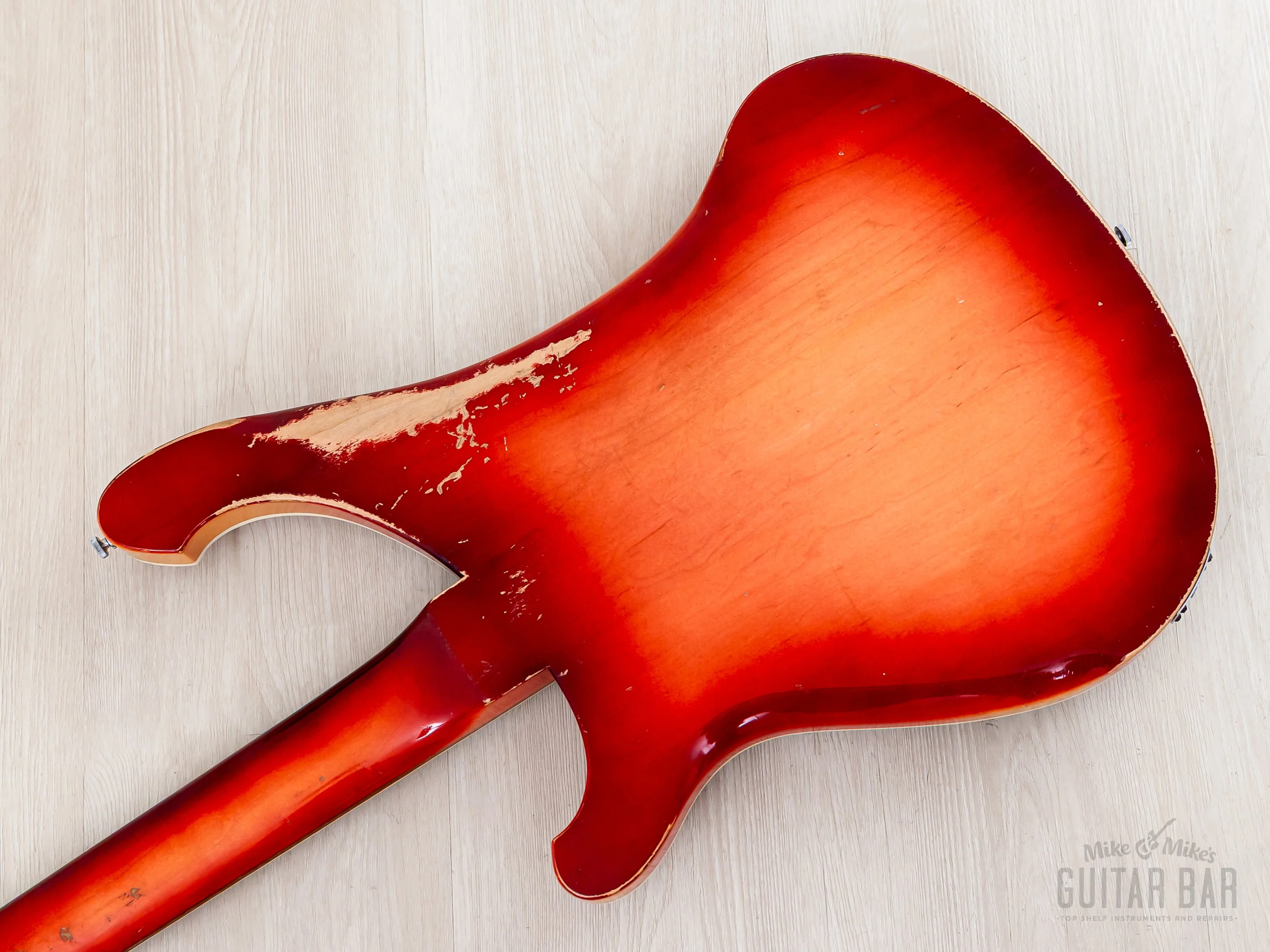 1965 Rickenbacker 4001 Vintage Neck Through Bass Fireglo w/ Case - Image 15