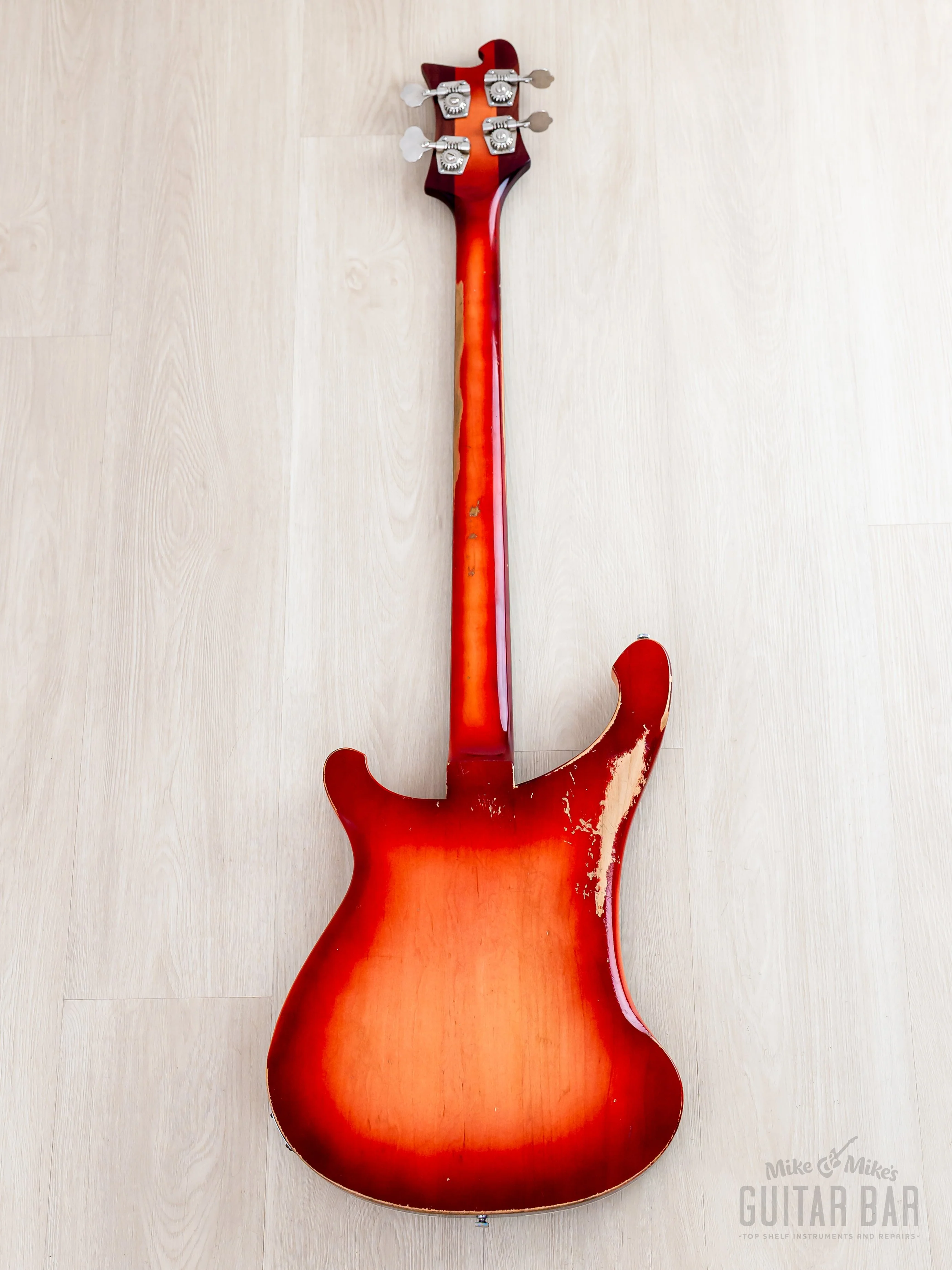 1965 Rickenbacker 4001 Vintage Neck Through Bass Fireglo w/ Case - Image 3