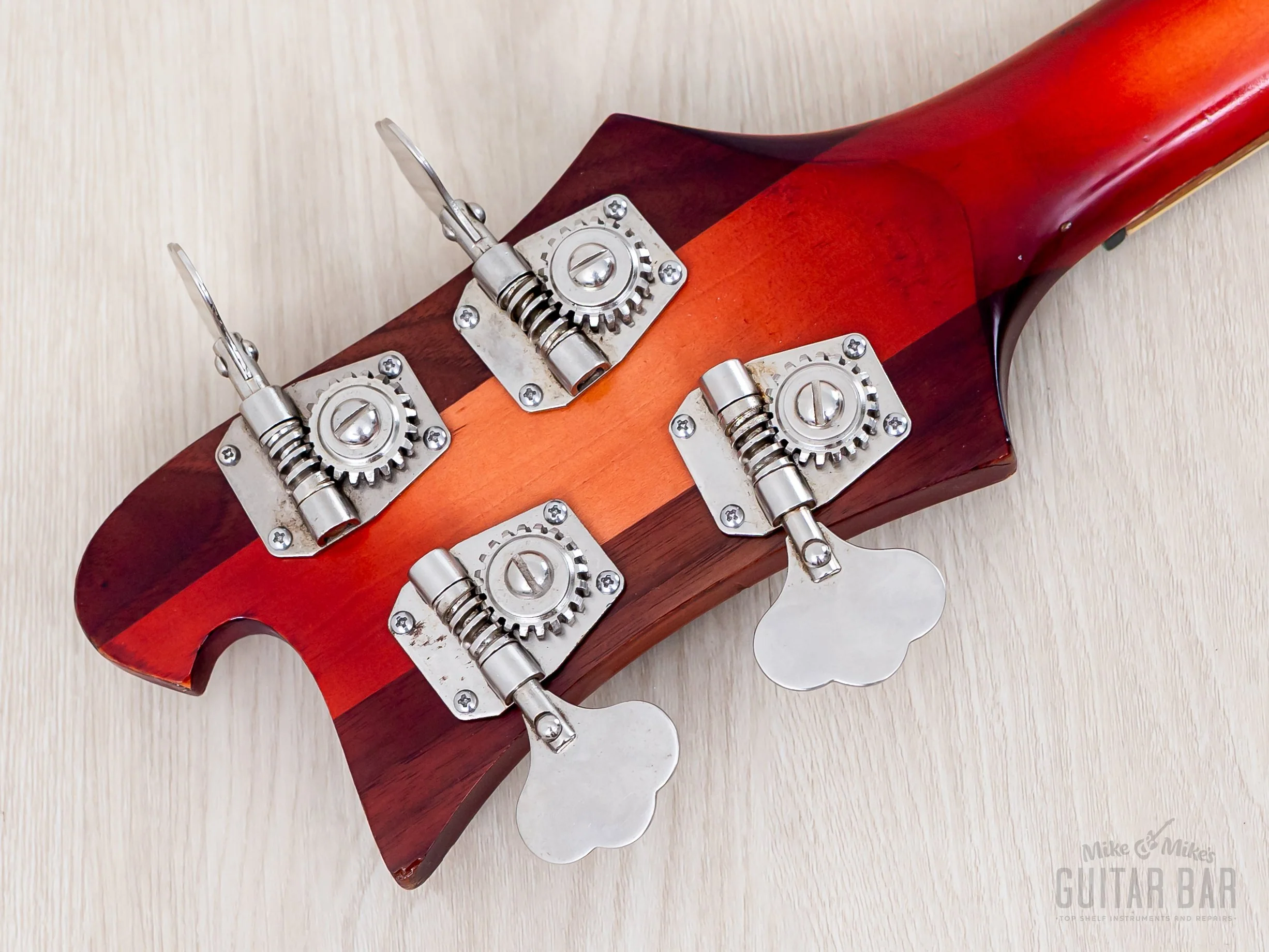 1965 Rickenbacker 4001 Vintage Neck Through Bass Fireglo w/ Case - Image 5