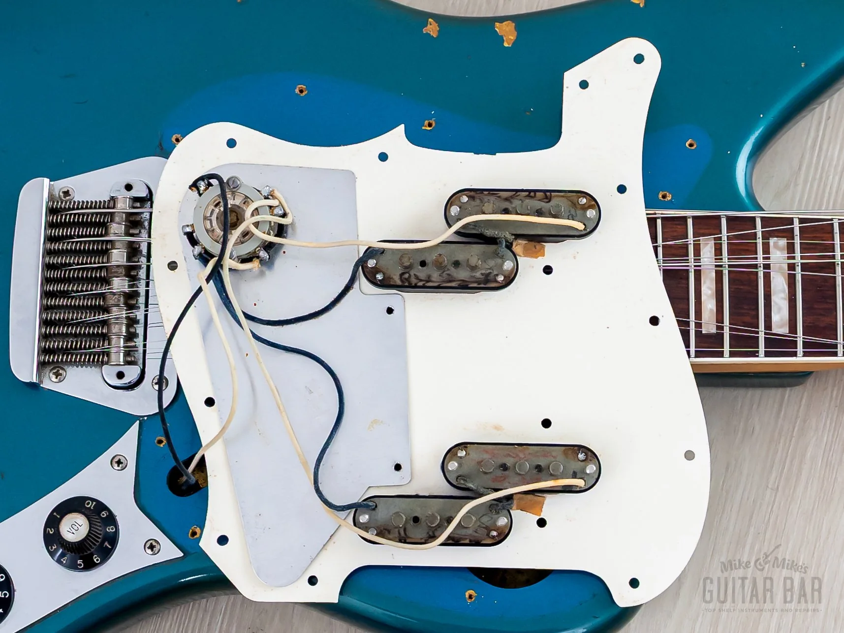1966 Fender Electric XII Vintage 12-String Guitar Lake Placid Blue, 100% Original w/ Cas - Image 20