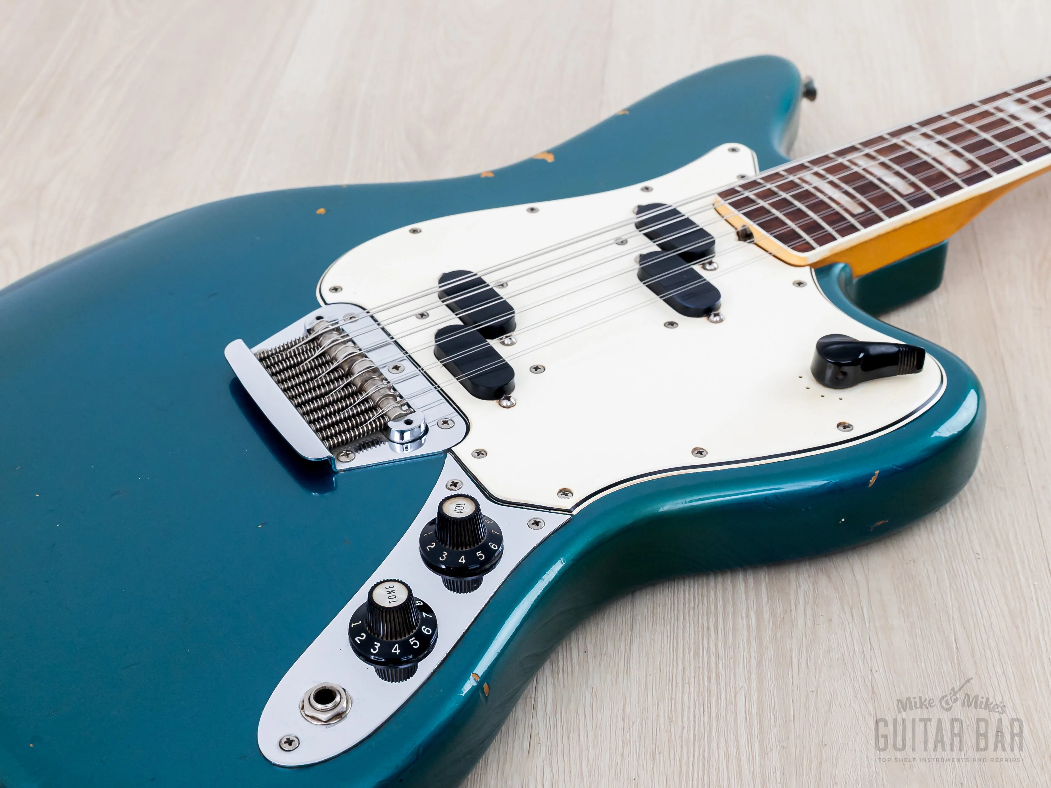 1966 Fender Electric XII Vintage 12-String Guitar Lake Placid Blue, 100% Original w/ Cas - Image 6