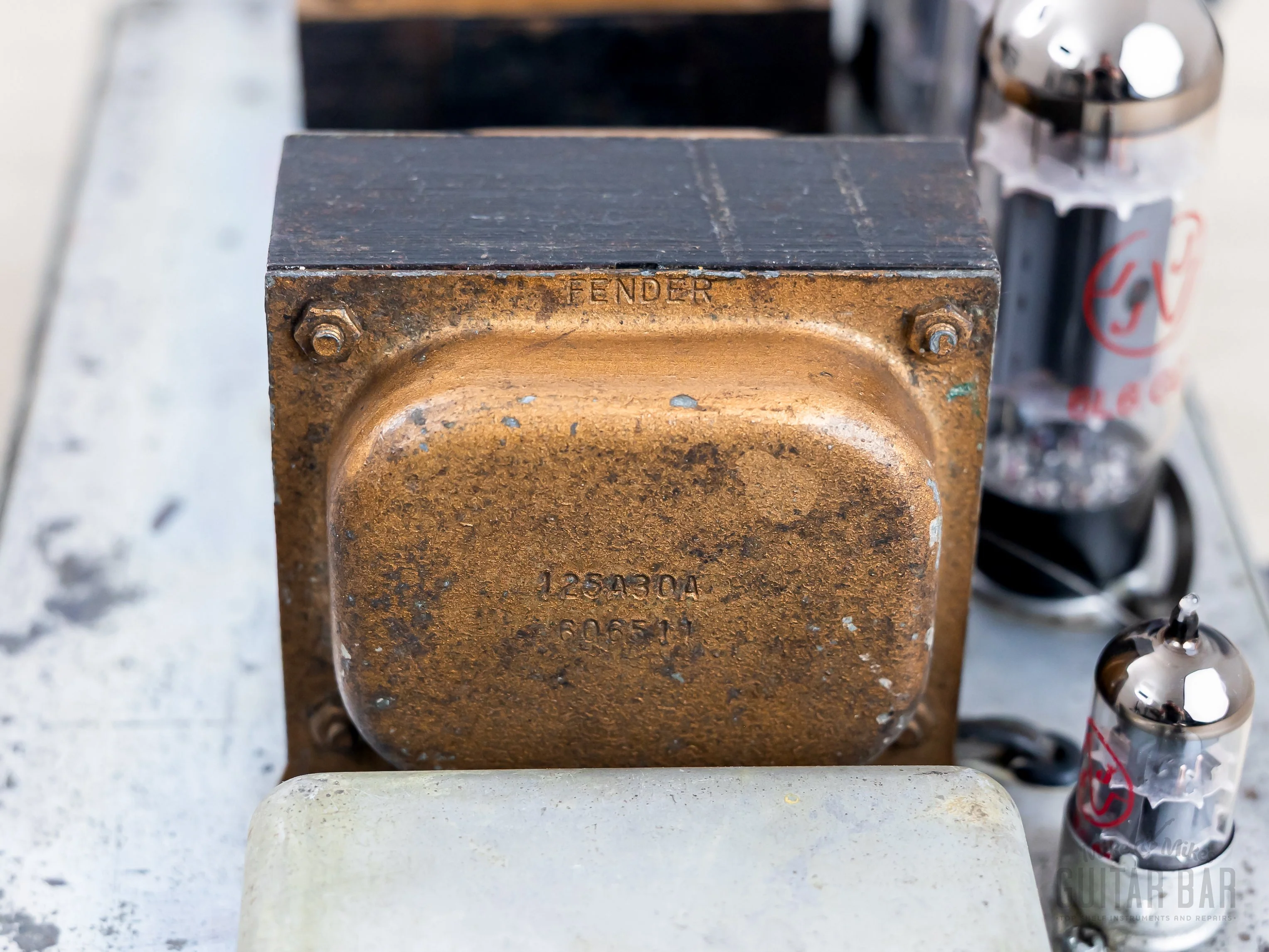 1966 Fender Showman Black Panel Vintage Tube Amp Head AB763, Serviced - Image 14