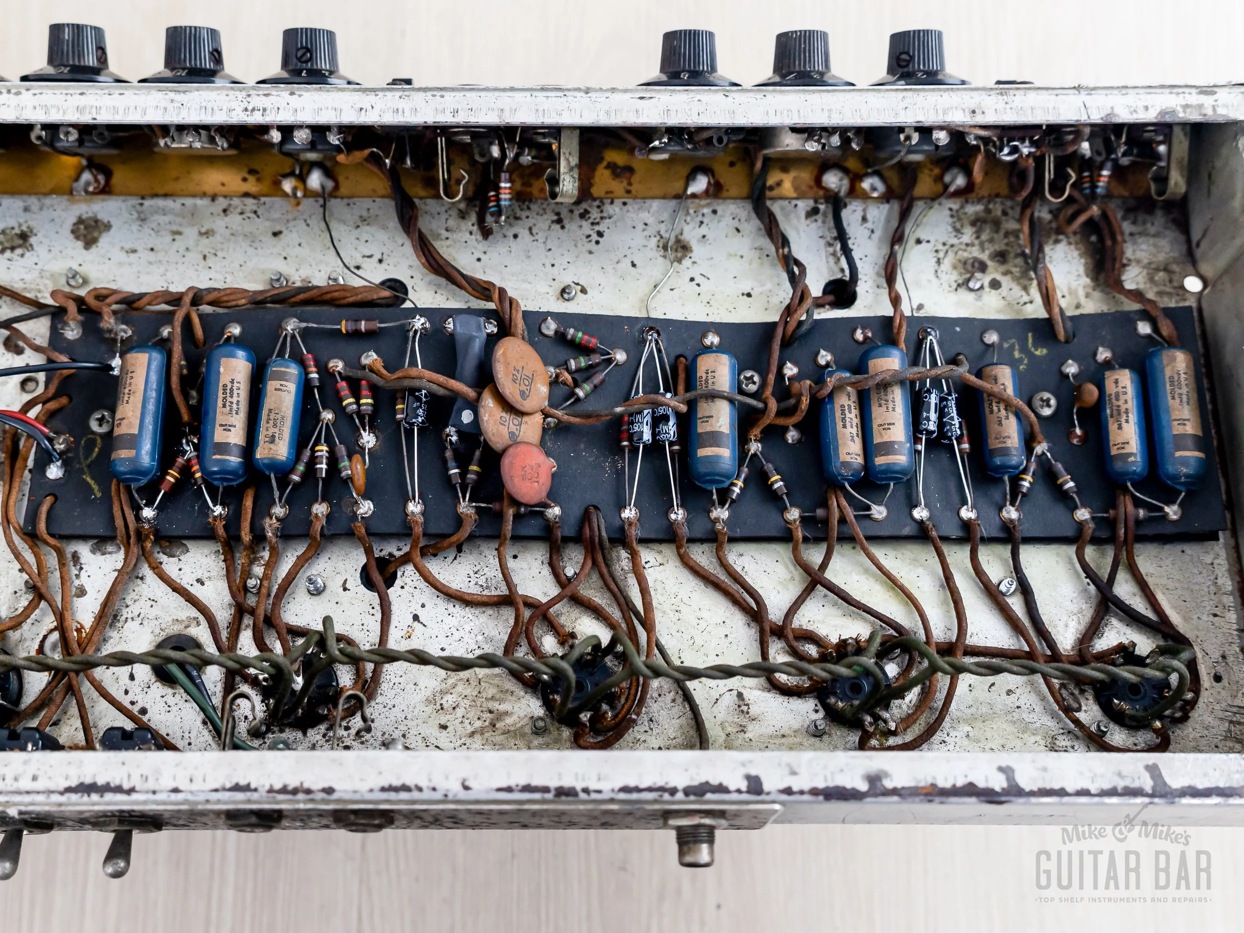 1966 Fender Showman Black Panel Vintage Tube Amp Head AB763, Serviced - Image 9