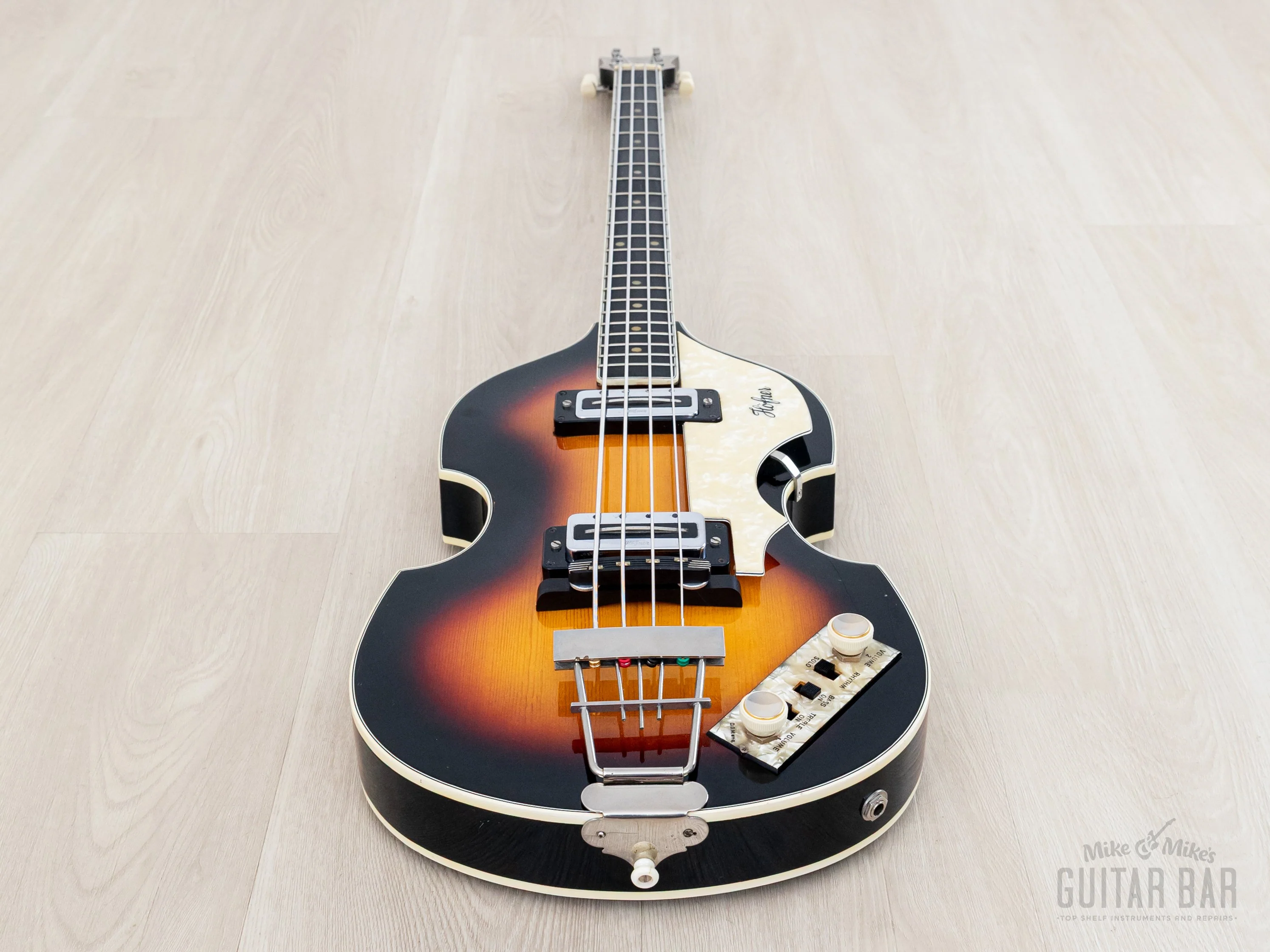 1966 Hofner 500/1 Beatle Bass Vintage Violin Bass Sunburst w/ Blade Pickups, Case - Image 12