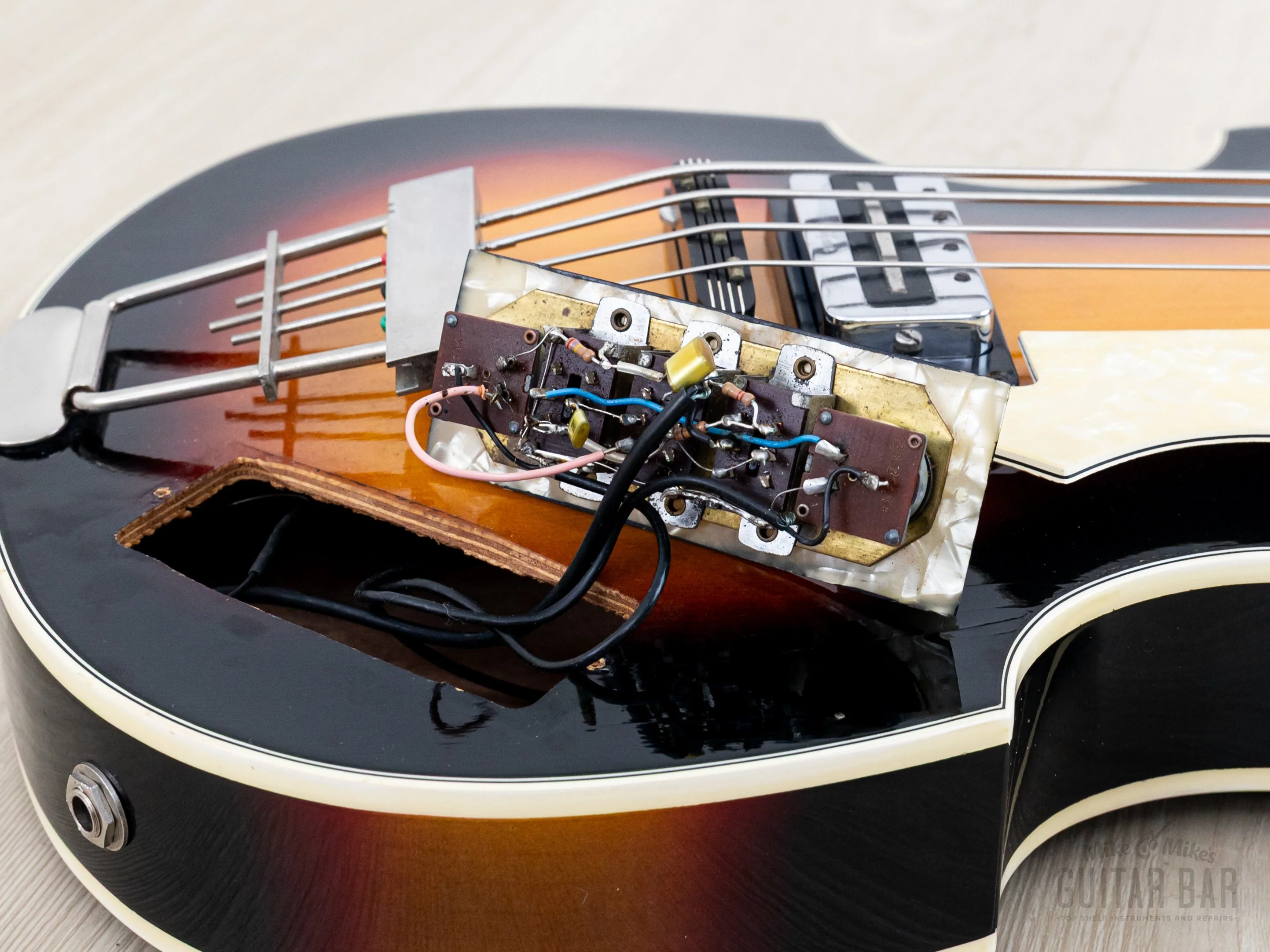 1966 Hofner 500/1 Beatle Bass Vintage Violin Bass Sunburst w/ Blade Pickups, Case - Image 18