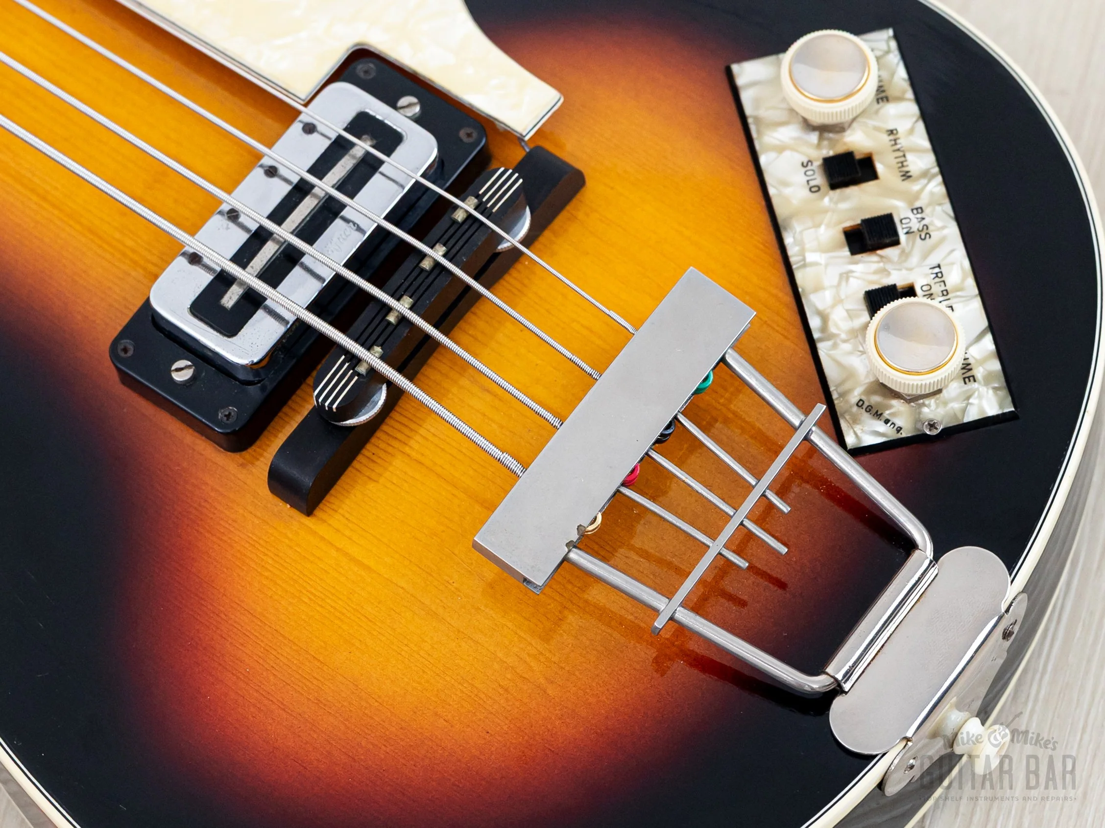 1966 Hofner 500/1 Beatle Bass Vintage Violin Bass Sunburst w/ Blade Pickups, Case - Image 8