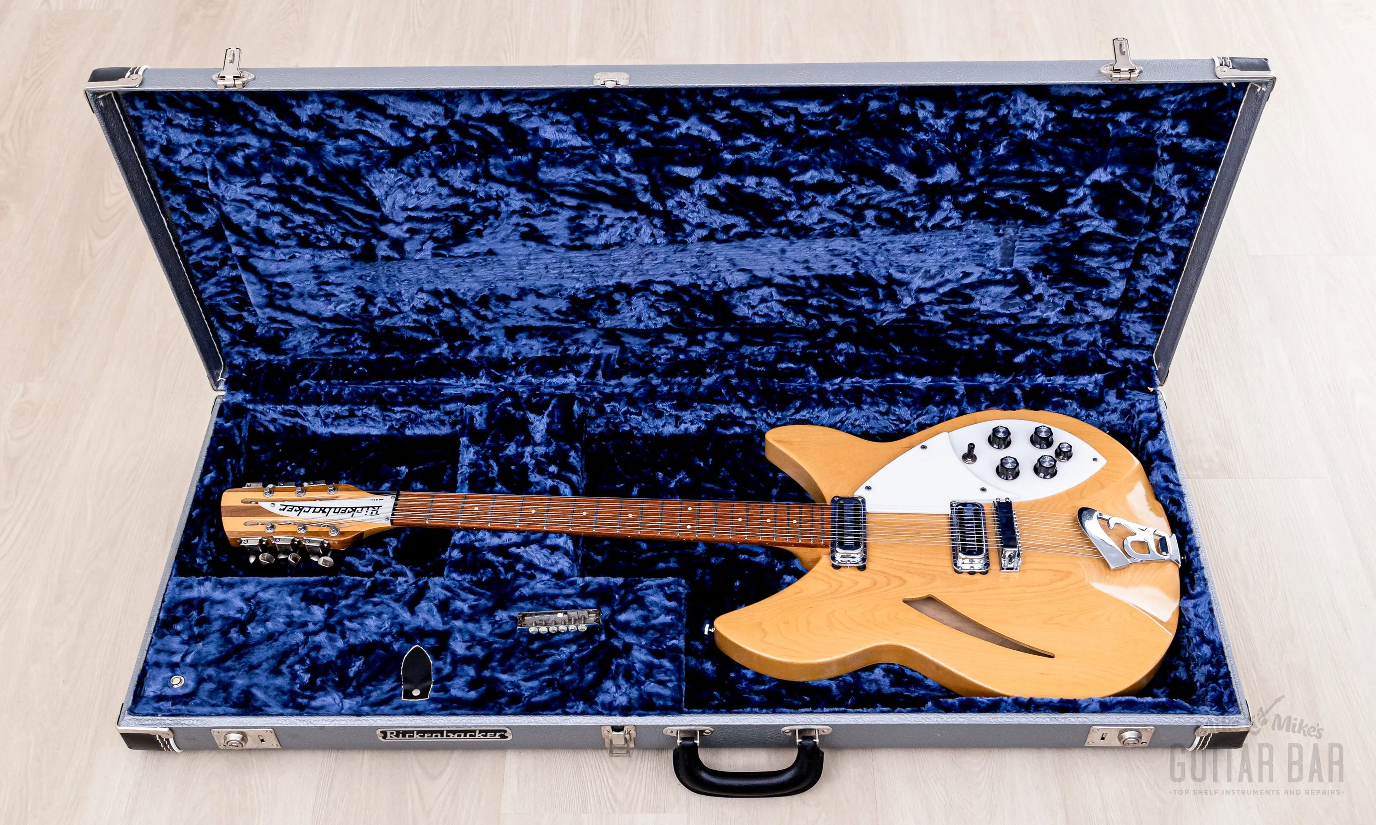 1966 Rickenbacker 330/12 Vintage 12-String Electric Guitar Mapleglo w/ Case - Image 21