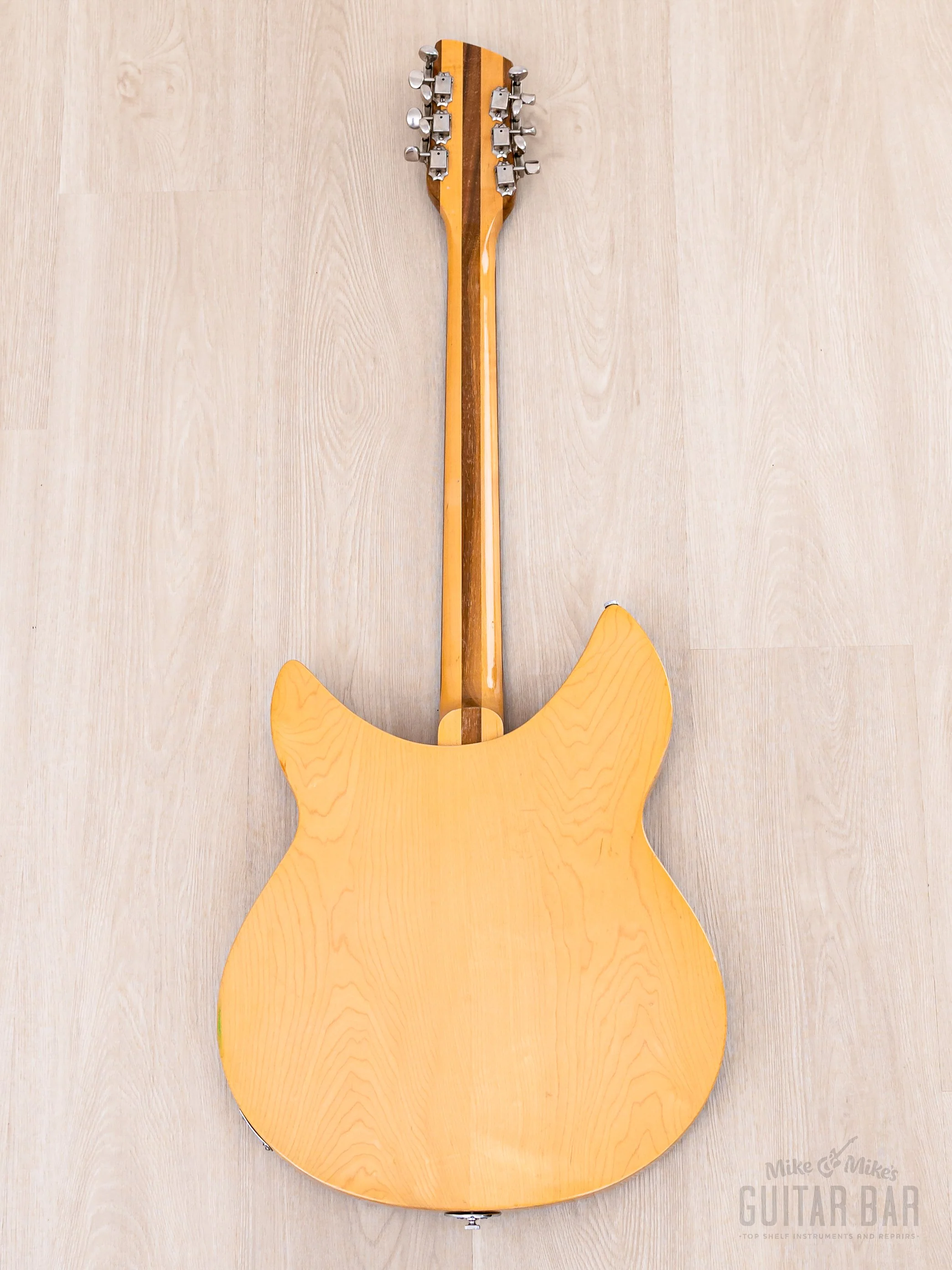 1966 Rickenbacker 330/12 Vintage 12-String Electric Guitar Mapleglo w/ Case - Image 3
