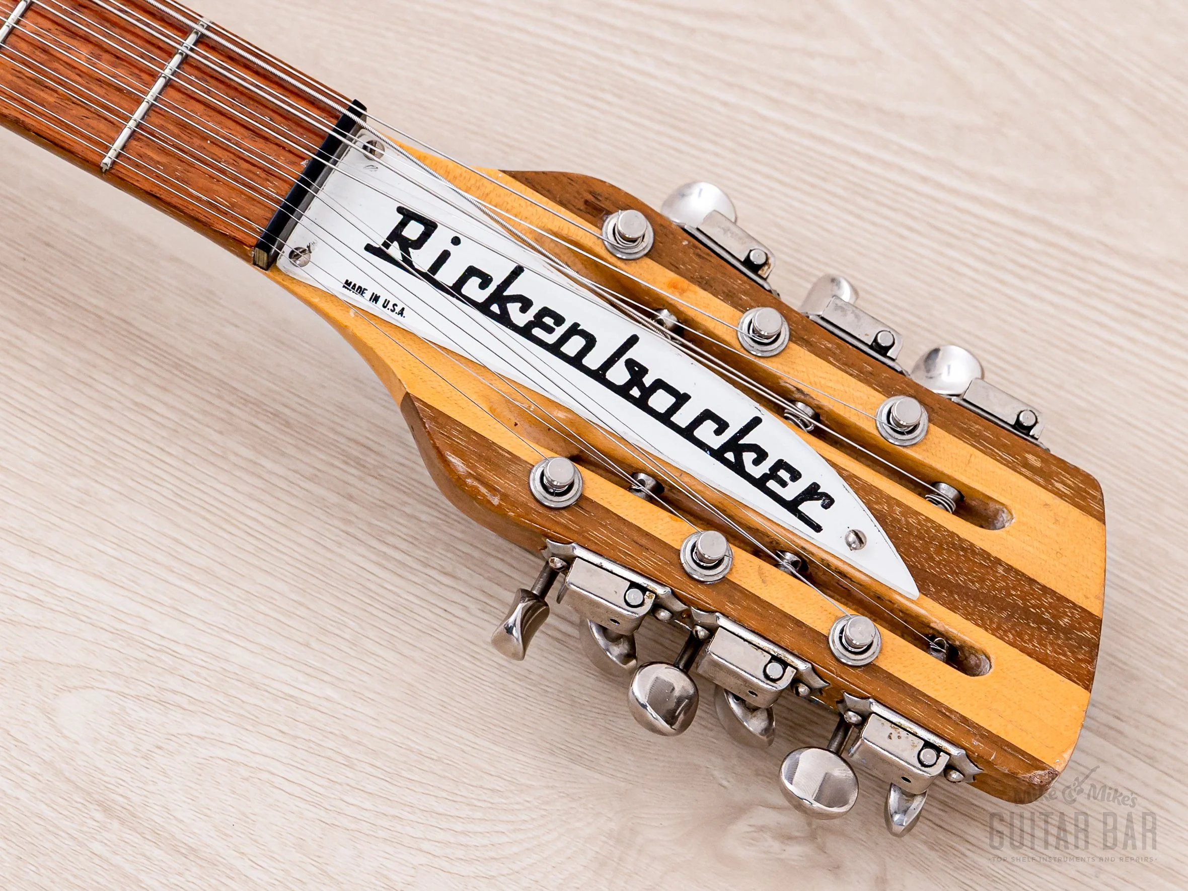 1966 Rickenbacker 330/12 Vintage 12-String Electric Guitar Mapleglo w/ Case - Image 4