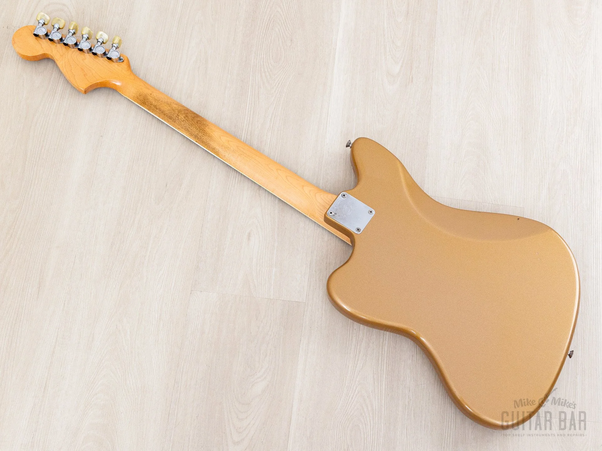 1967 Fender Jazzmaster Vintage Offset Guitar Firemist Gold w/ Case - Image 13
