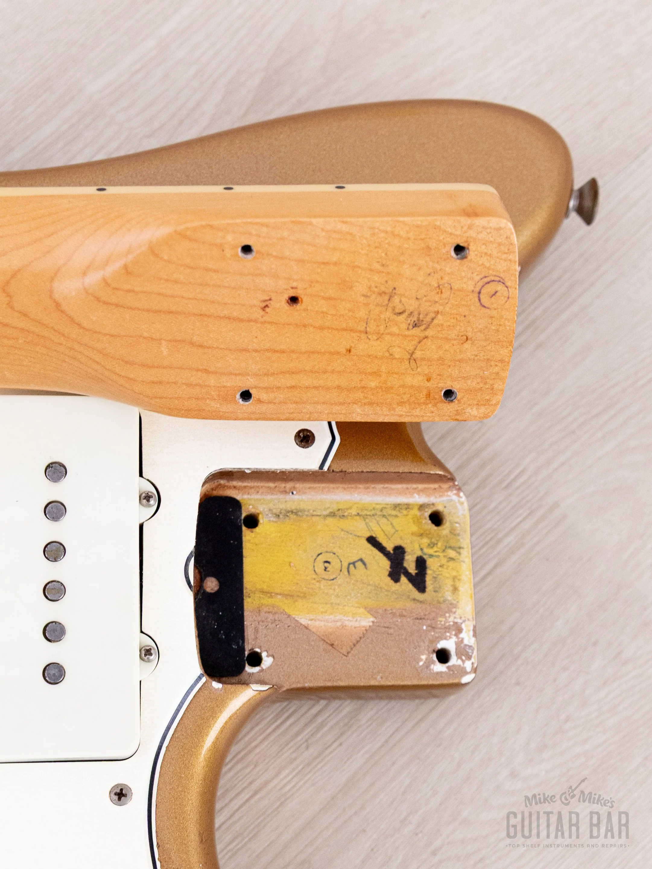 1967 Fender Jazzmaster Vintage Offset Guitar Firemist Gold w/ Case - Image 18