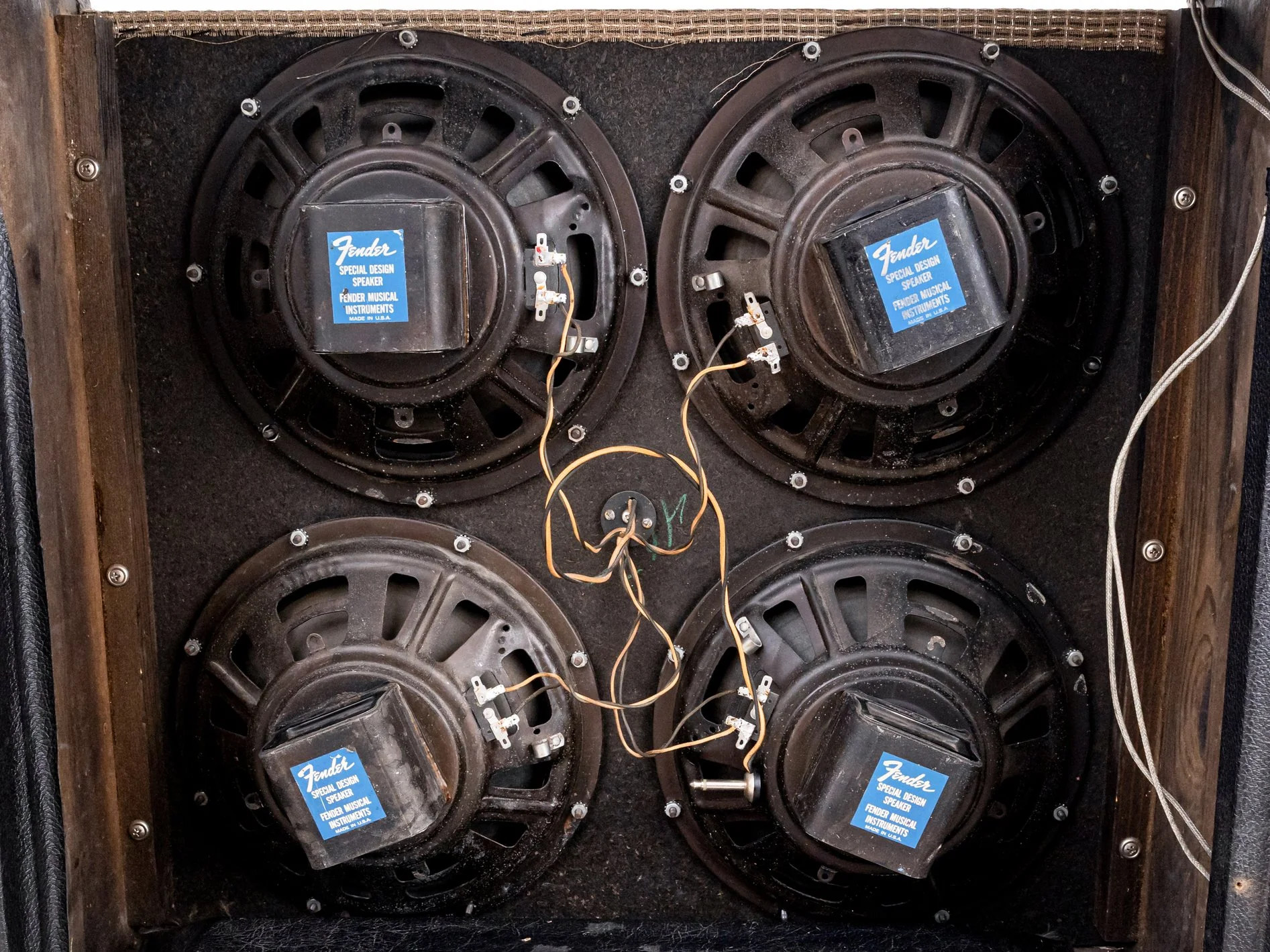 1967 Fender Super Reverb Black Panel Vintage Tube Amp w/ Cover & Ftsw, Fleet Foxes, Phil Ek-Owned - Image 12