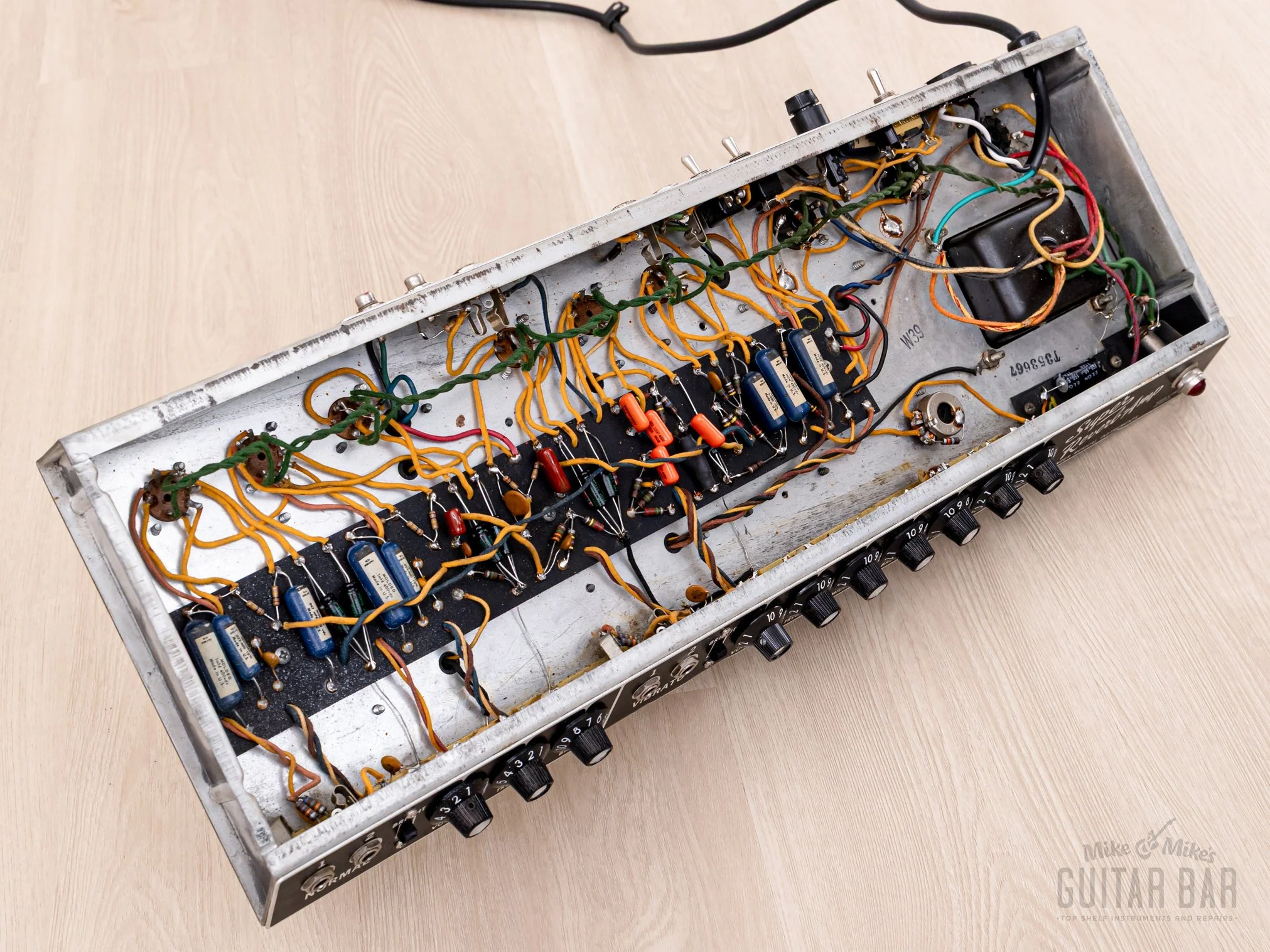 1967 Fender Super Reverb Black Panel Vintage Tube Amp w/ Cover & Ftsw, Fleet Foxes, Phil Ek-Owned - Image 13