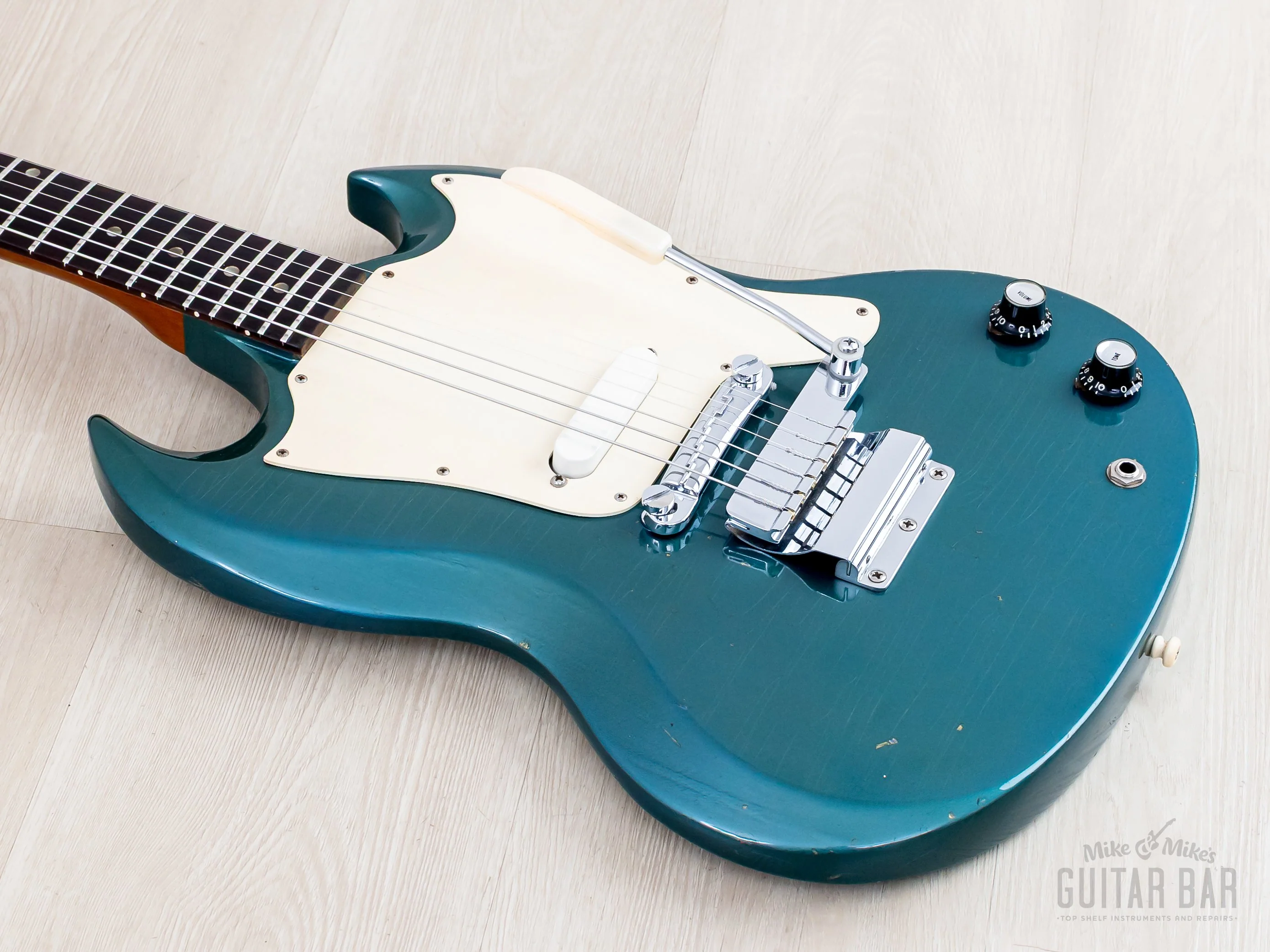 1967 Gibson SG Melody Maker I Vintage Guitar Pelham Blue w/ Case - Image 10