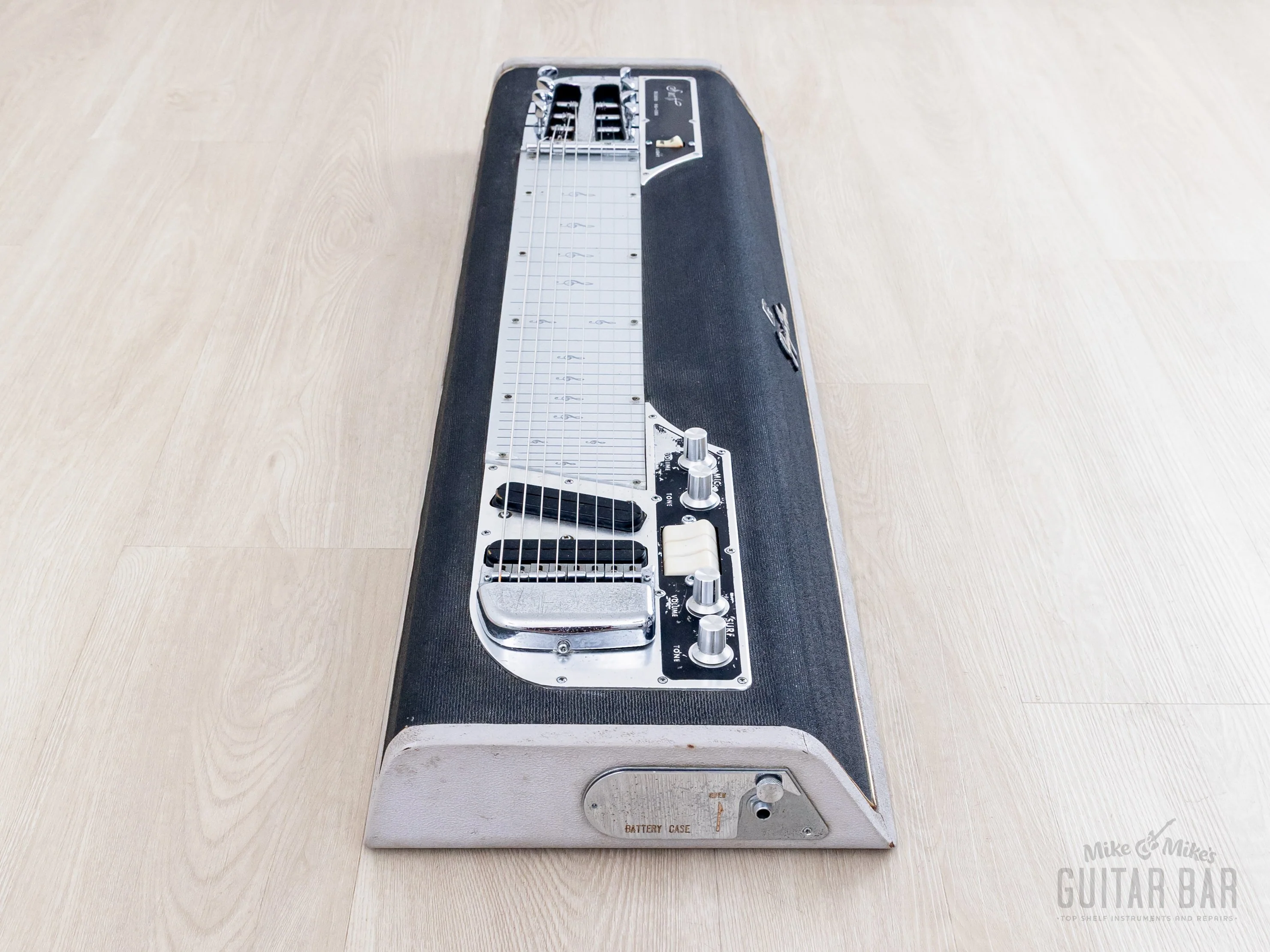 1967 Guyatone Surf Deluxe HG-208 Vintage 8-String Lap Steel w/ Active Effect, Japan - Image 12