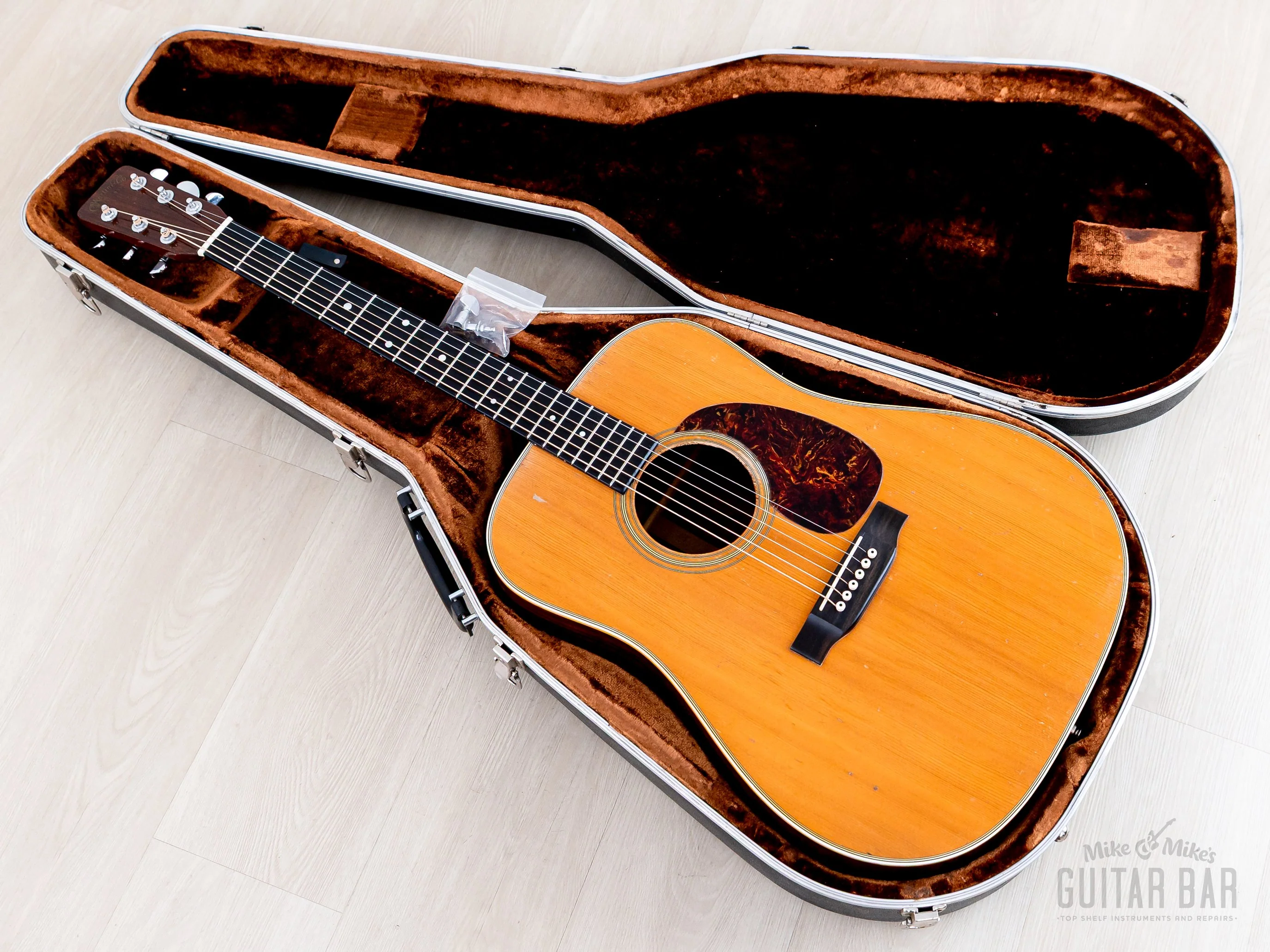 1968 Martin D-28 VIntage Dreadnought Acoustic Guitar, Brazilian Rosewood w/ Case - Image 19