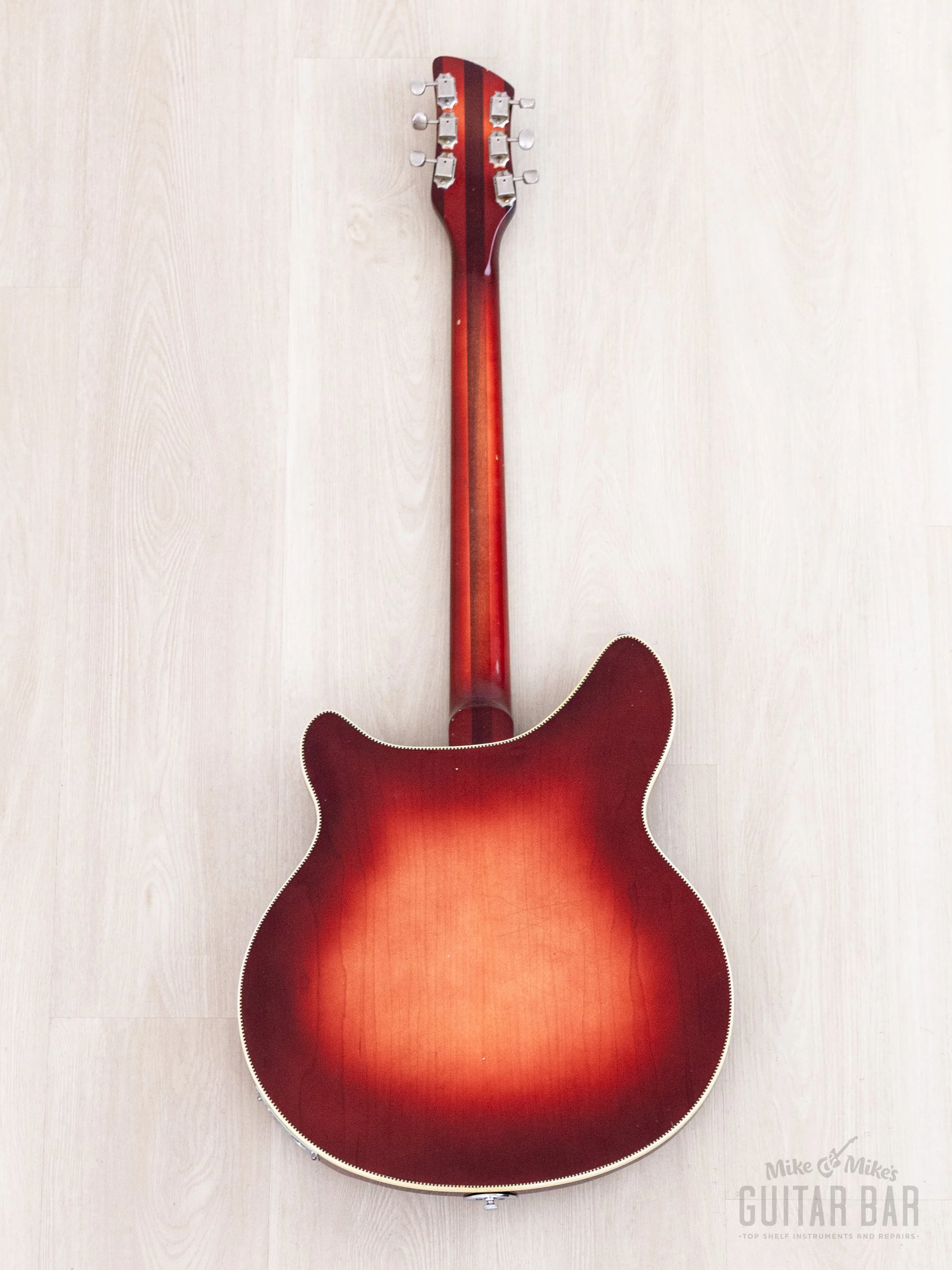 1968 Rickenbacker 360 Fireglo Vintage Semi-Hollow Guitar w/ Case, Toaster Tops - Image 3