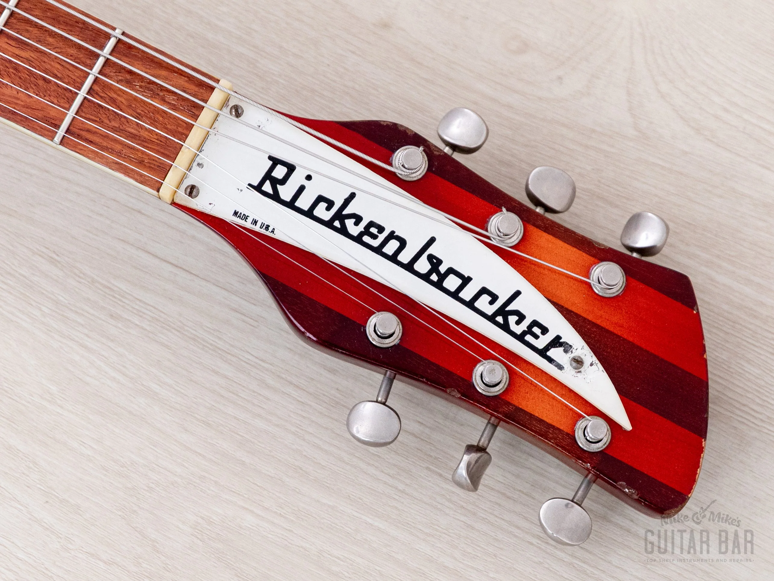1968 Rickenbacker 360 Fireglo Vintage Semi-Hollow Guitar w/ Case, Toaster Tops - Image 4