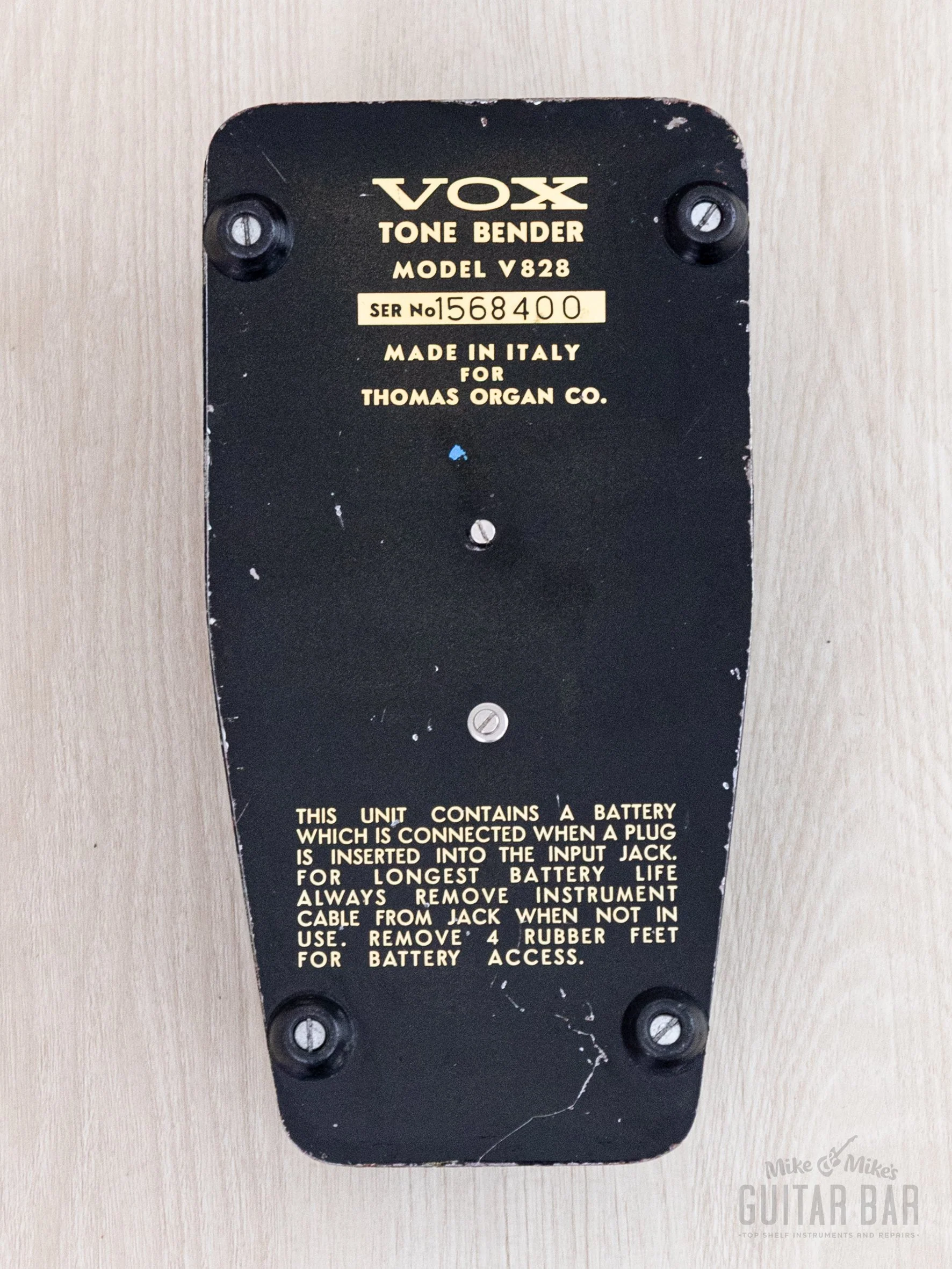 1968 Vox Tone Bender V828 Germanium Fuzz Vintage Guitar Effects Pedal JEN - Image 6