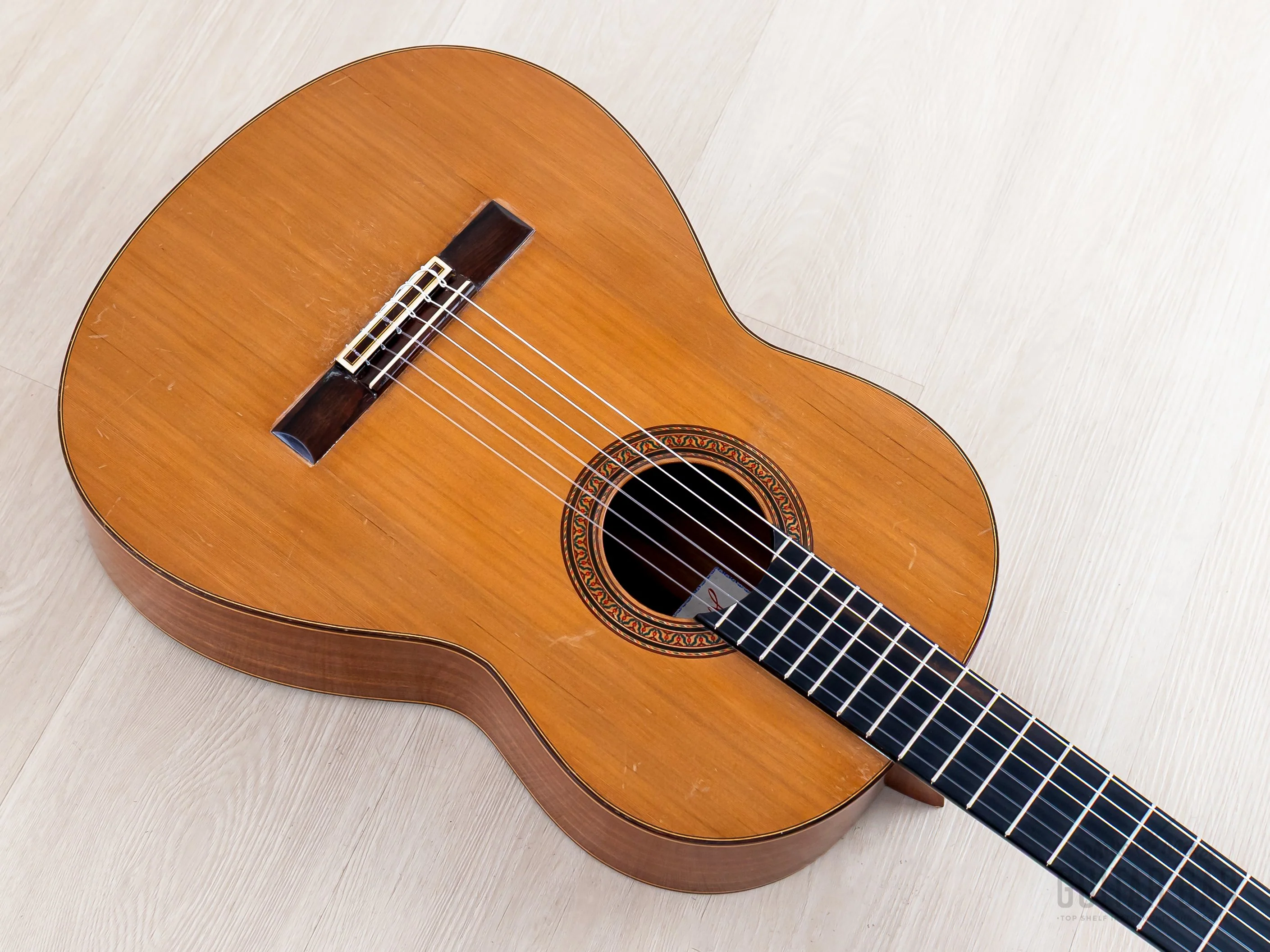 1969 Antonio Marin Montero Vintage Classical Guitar, Cedar + Mahogany w/ Case - Image 10