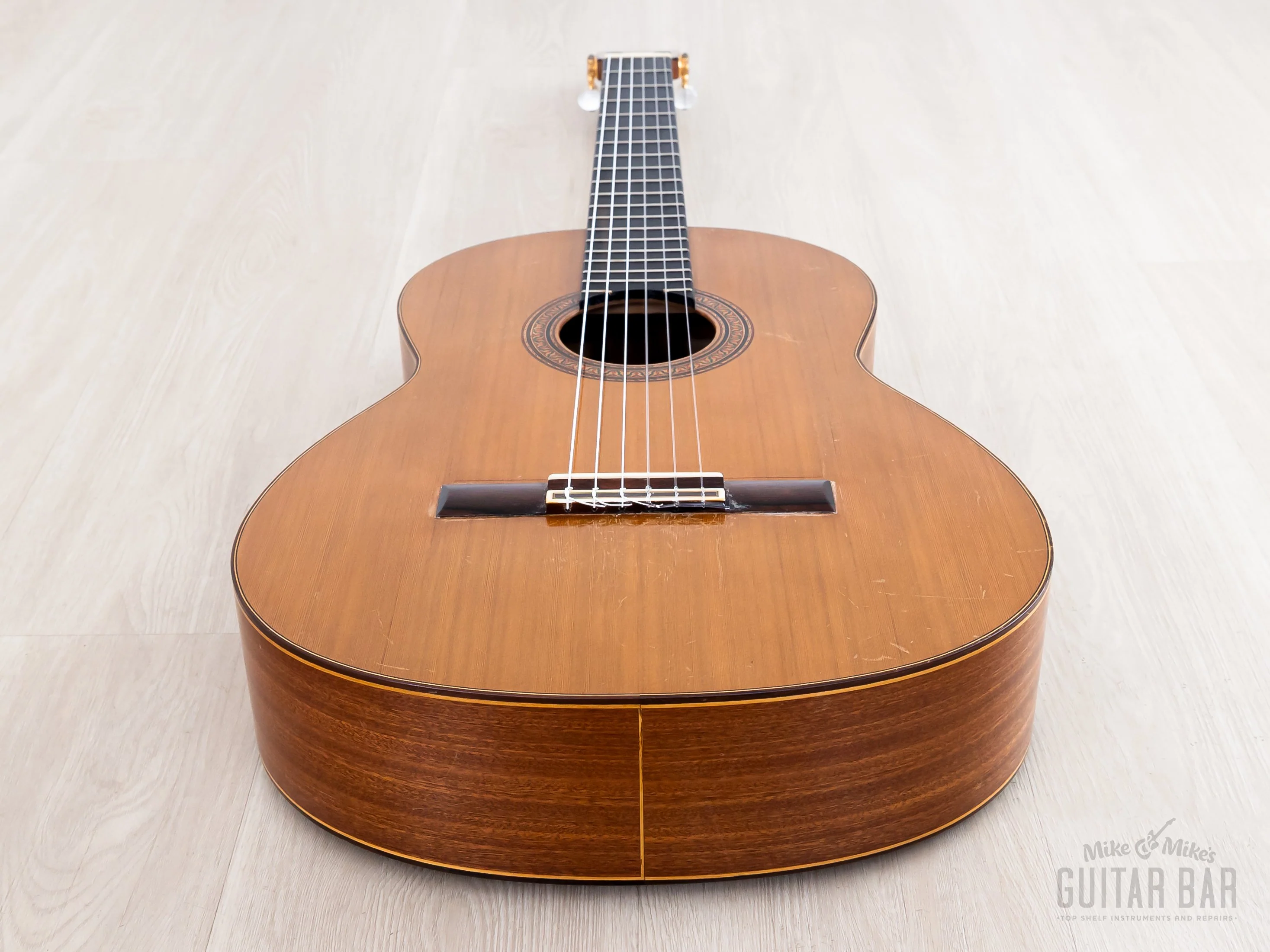 1969 Antonio Marin Montero Vintage Classical Guitar, Cedar + Mahogany w/ Case - Image 12