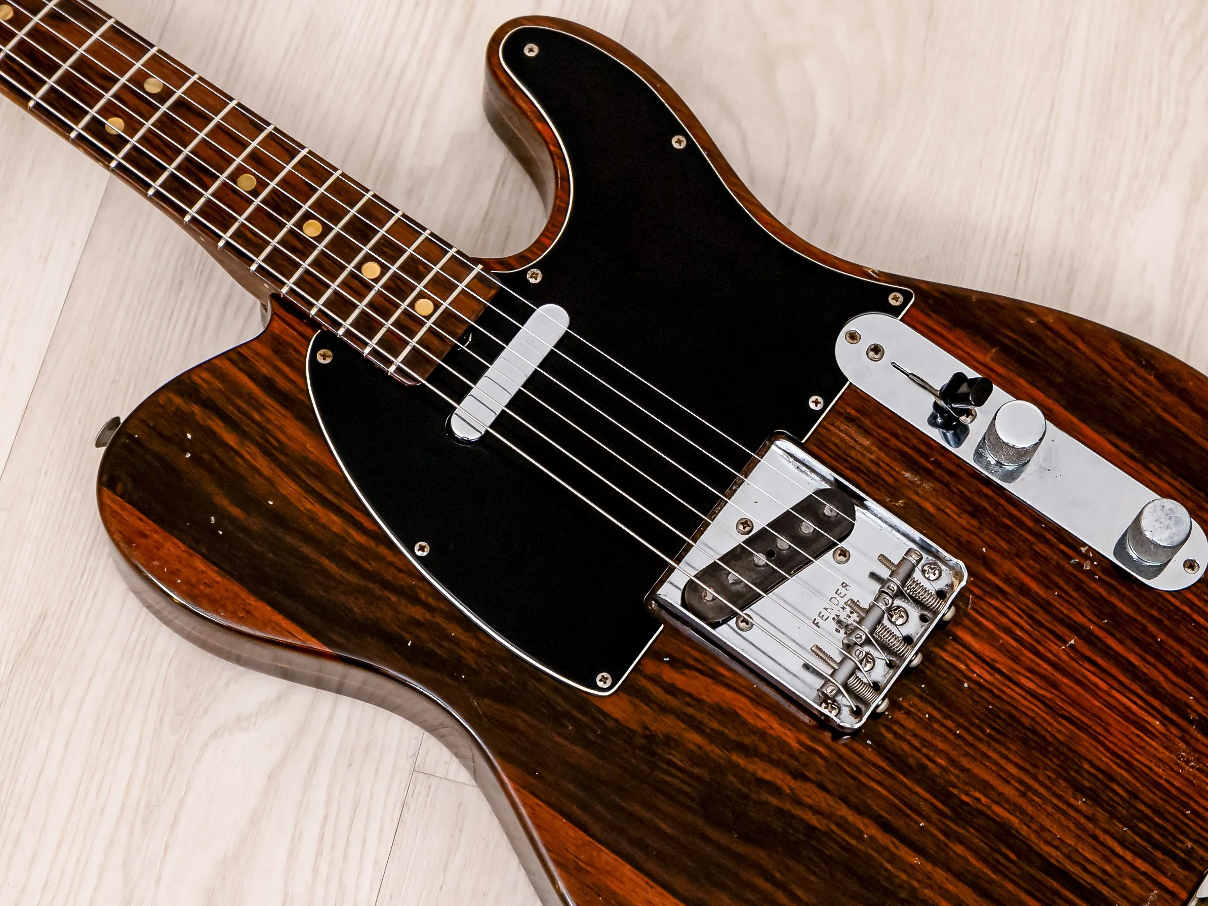 1970 Fender Rosewood Telecaster Vintage Guitar w/ Case - Image 7