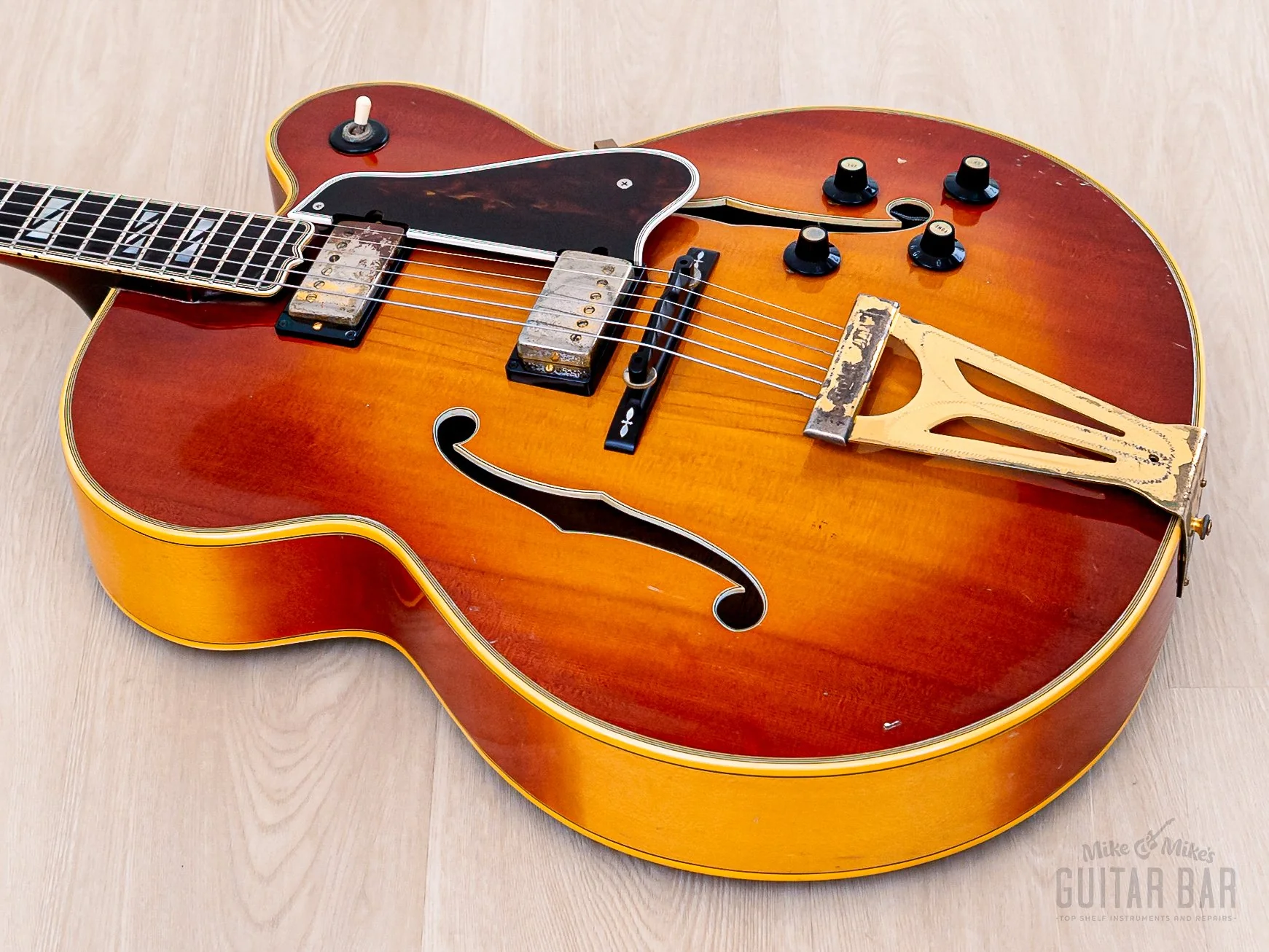 1970 Gibson Super 400 CES Vintage Archtop Electric Guitar Sunburst w/ T Tops, 1 11/16" Nut - Image 10